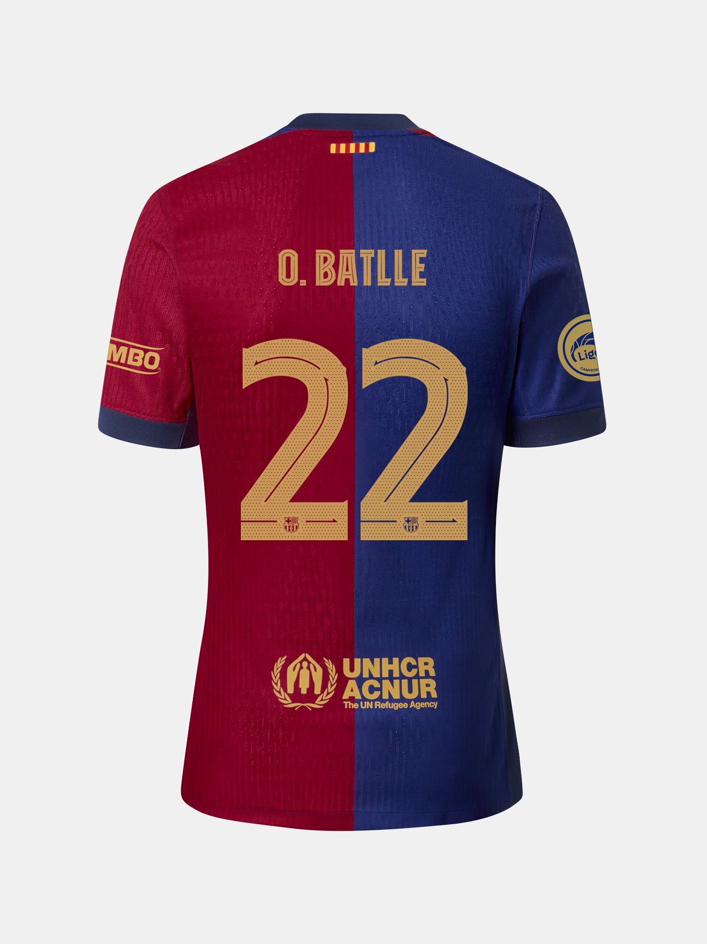 O. BATLLE | LIGA F Camiseta hombre primera equipación  24/25 FC Barcelona