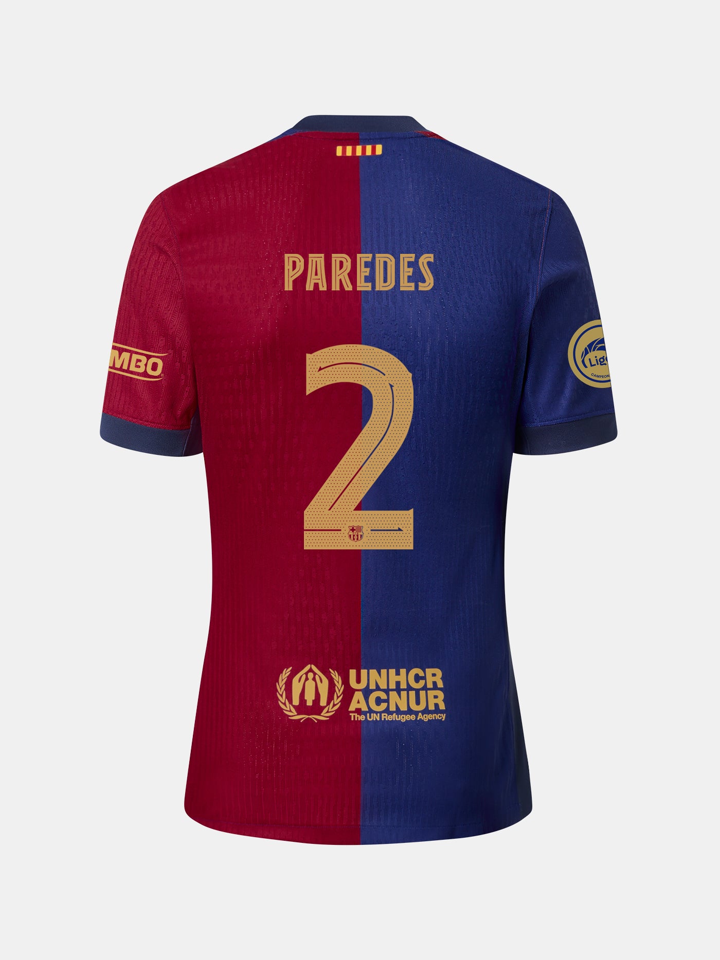 PAREDES | LIGA F Maillot homme domicile 24/25 FC Barcelone - Édition Joueur