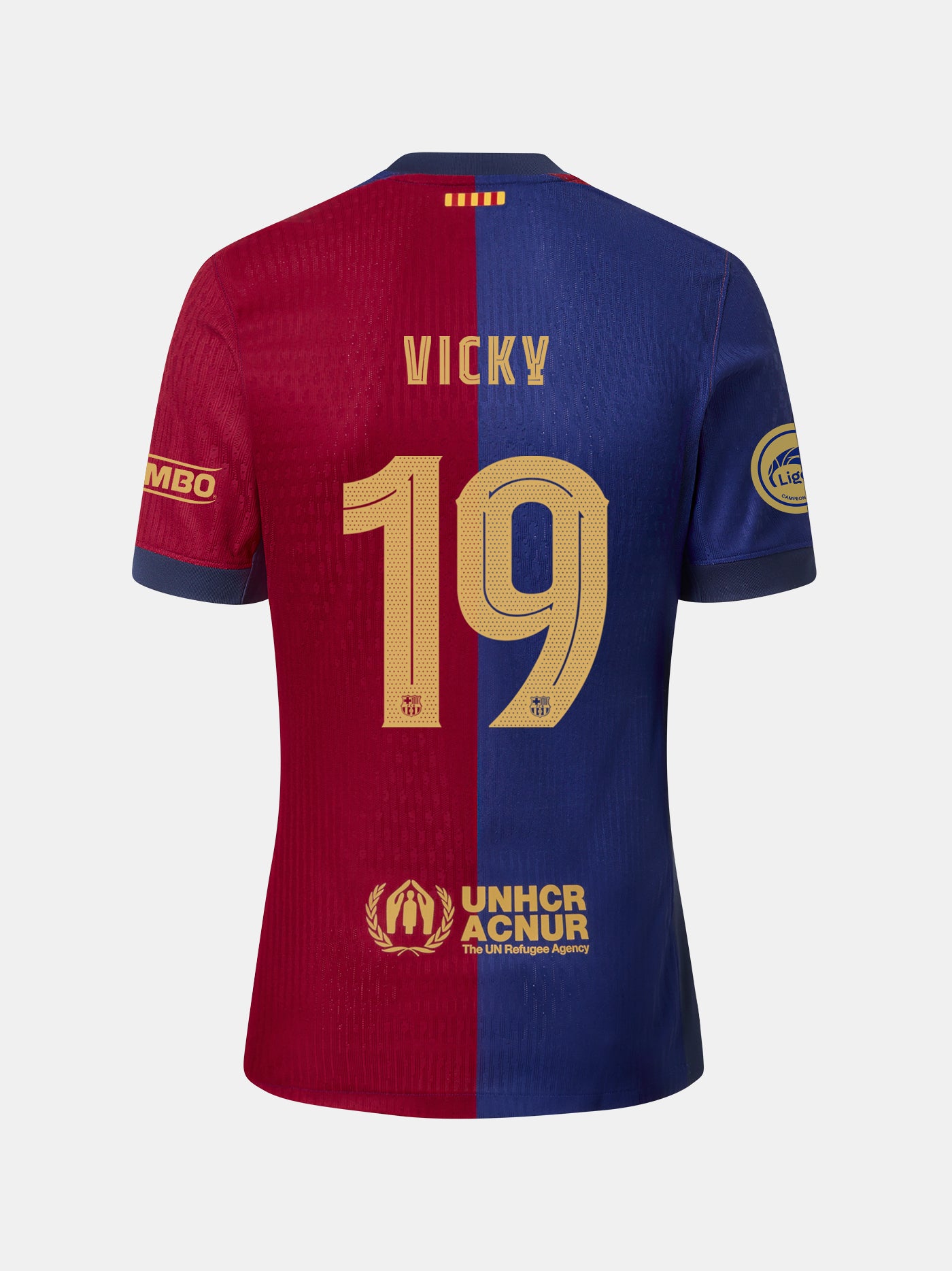 VICKY | LIGA F Camiseta hombre primera equipación  24/25 FC Barcelona