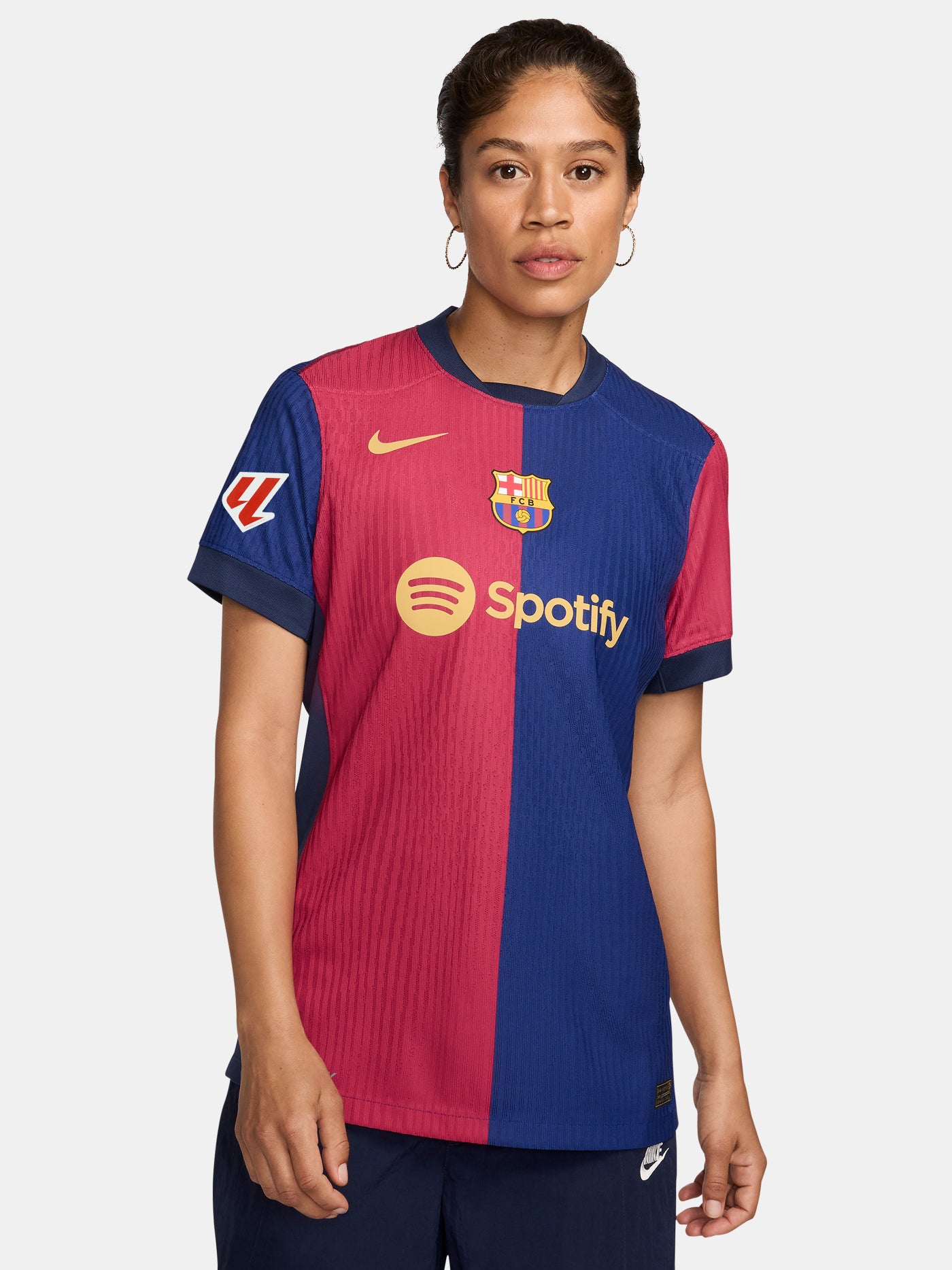 LA LIGA Camiseta mujer primera equipación  24/25 FC Barcelona - Dri-Fit ADV