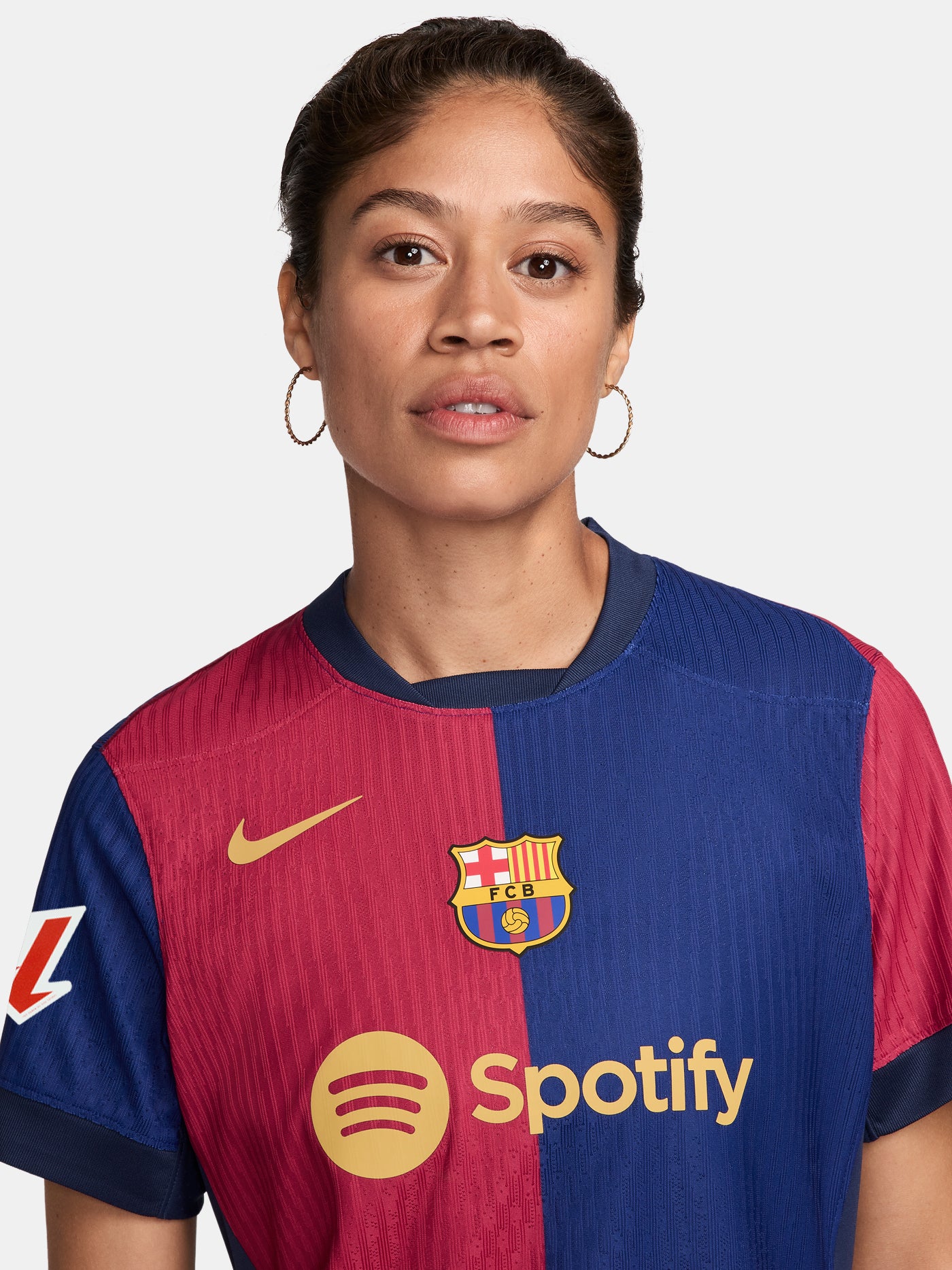 LA LIGA Camiseta mujer primera equipación  24/25 FC Barcelona - Dri-Fit ADV