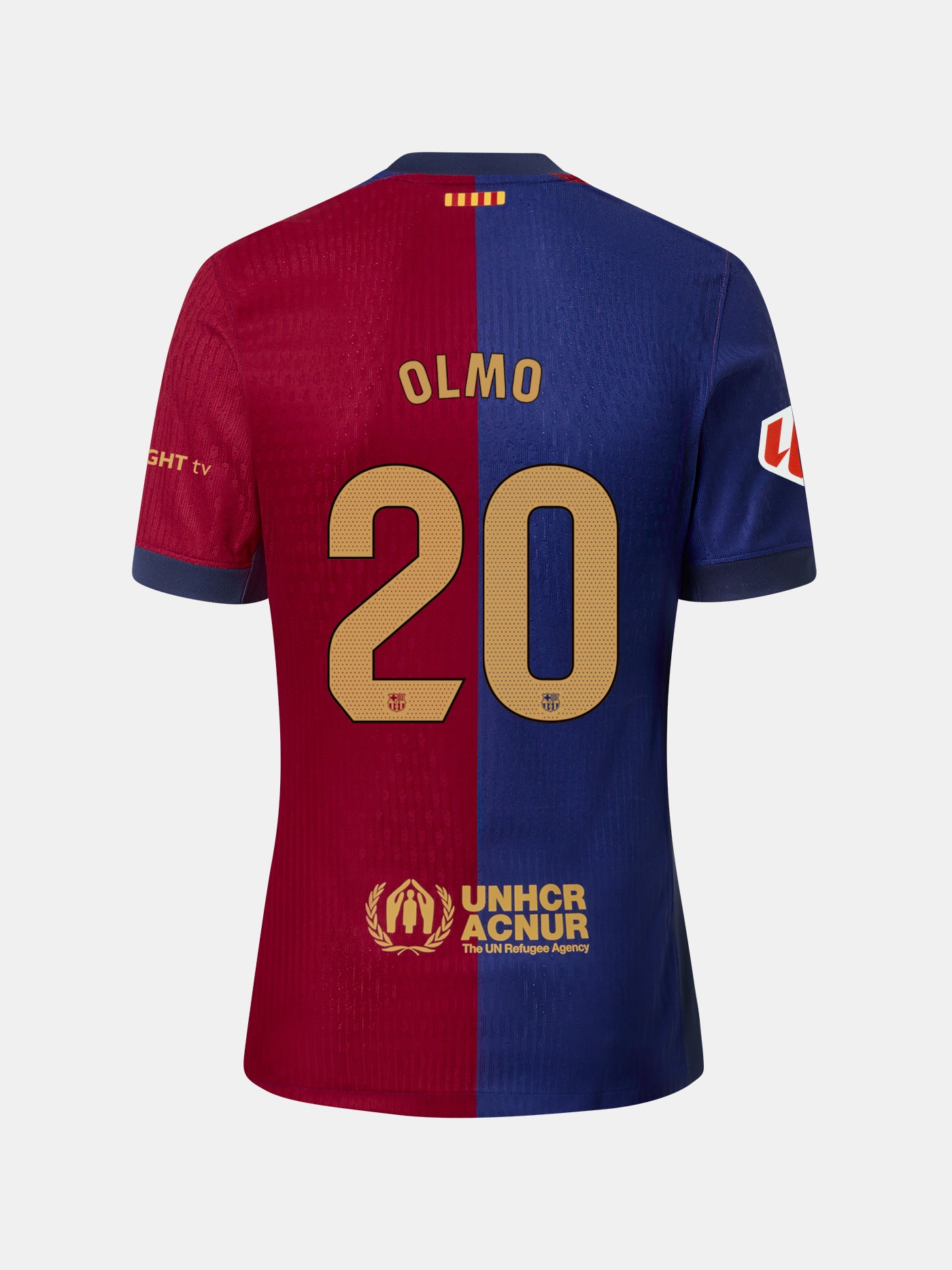 OLMO | LA LIGA Camiseta hombre primera equipación  24/25 FC Barcelona - Dri-Fit ADV