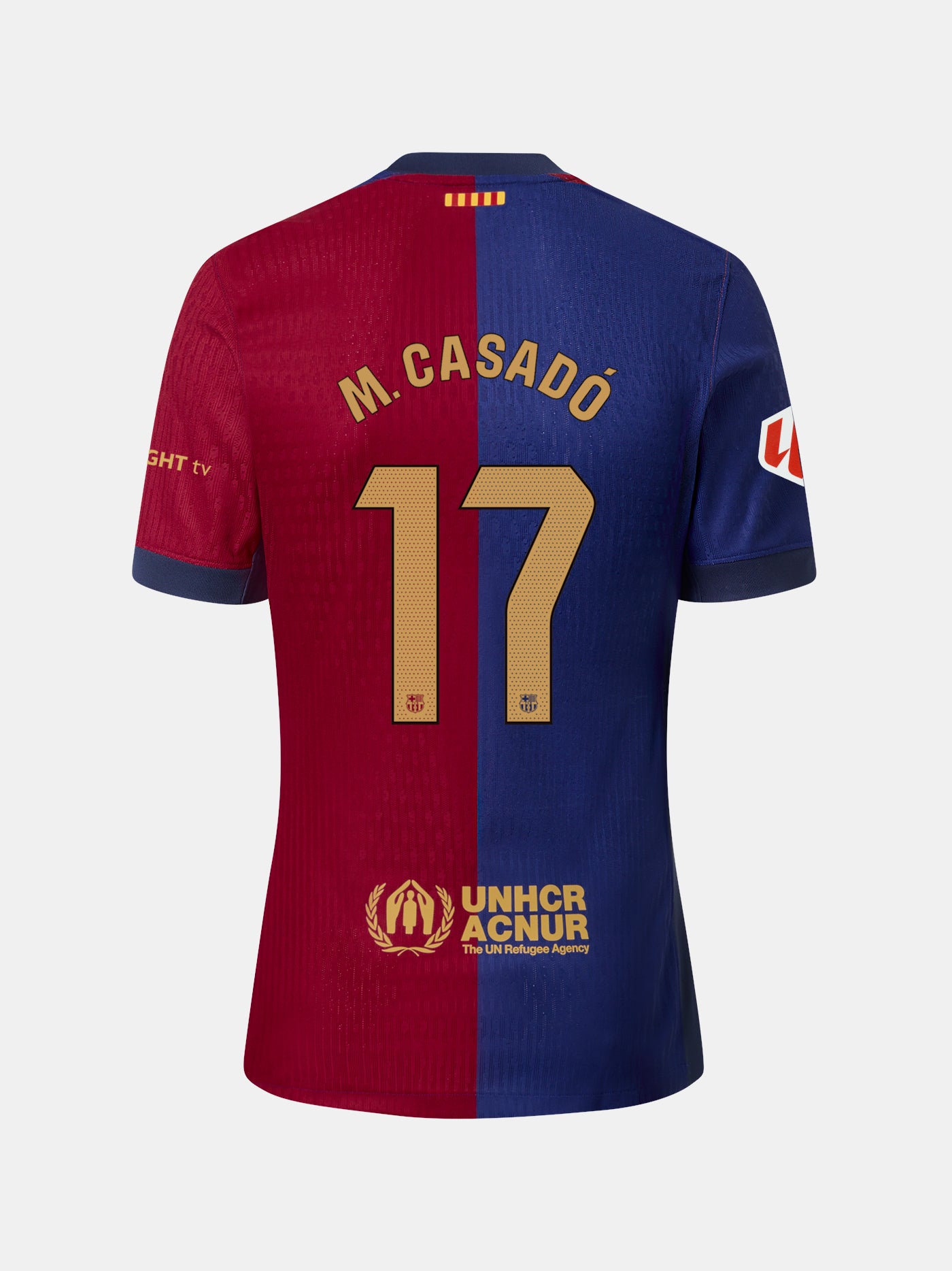 M. CASADÓ | LA LIGA Camiseta hombre primera equipación 24/25 FC Barcelona - Dri-Fit ADV