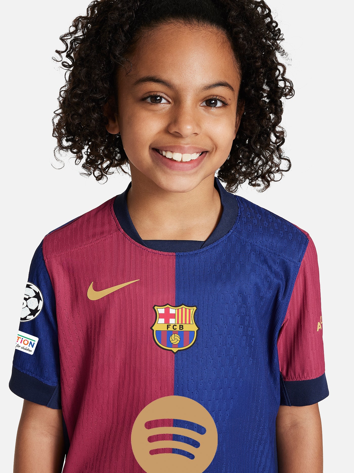 UCL Camiseta junior primera equipación  24/25 FC Barcelona - Edición Jugador