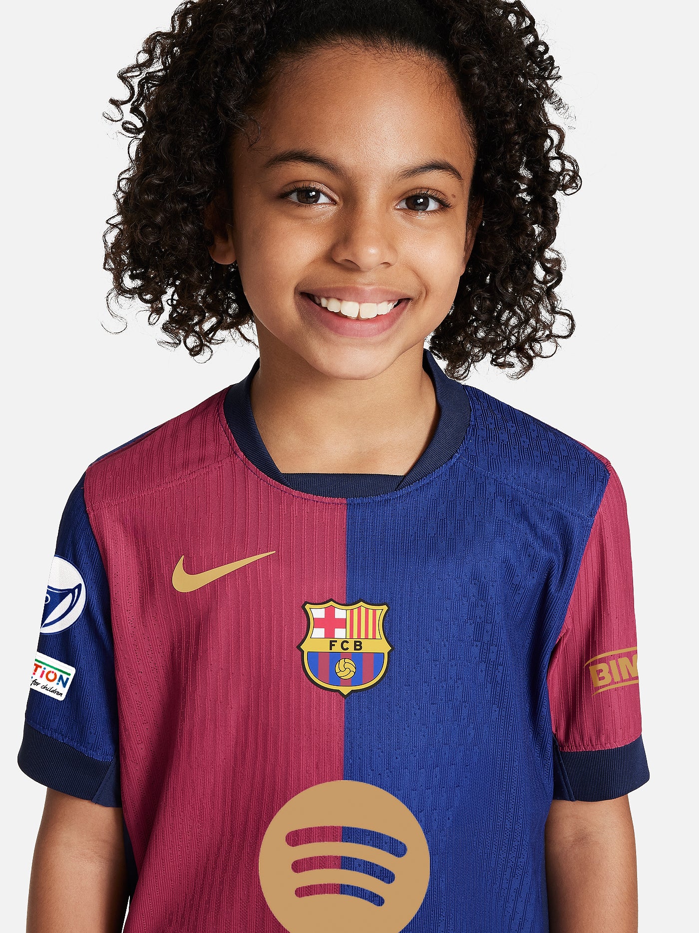 UWCL Samarreta junior primer equipament 24/25 FC Barcelona - Edició Jugador