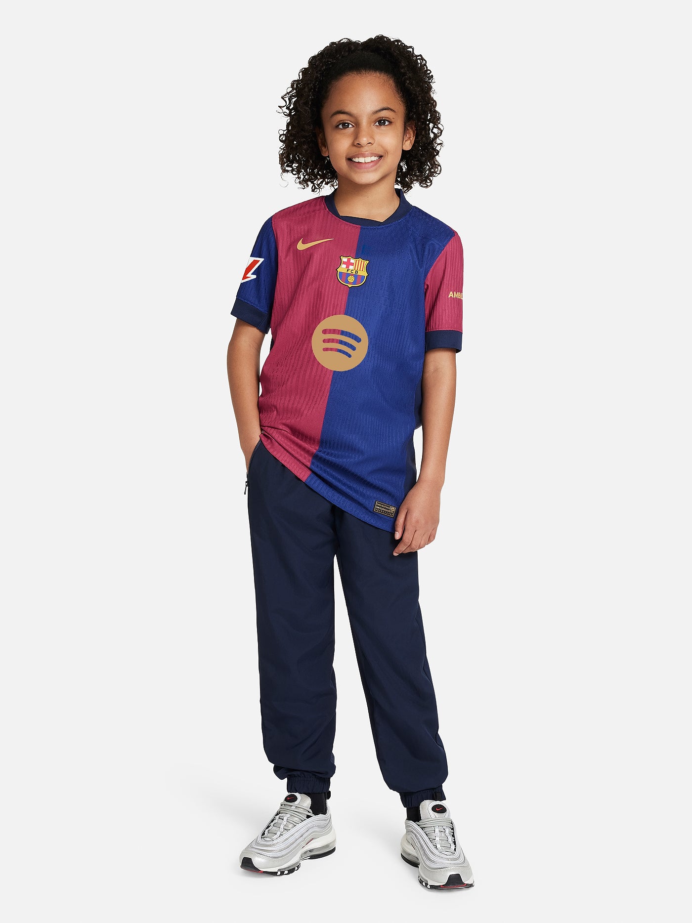 Junior home jersey 24/25 FC Barcelona - Player's Edition