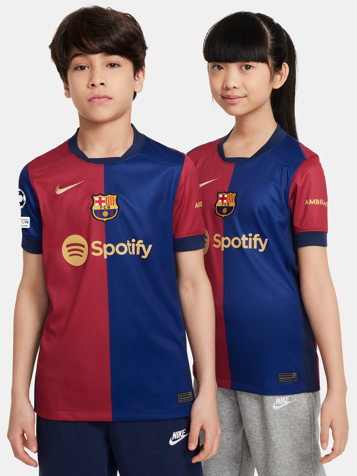 UCL Camiseta junior primera equipación  24/25 FC Barcelona