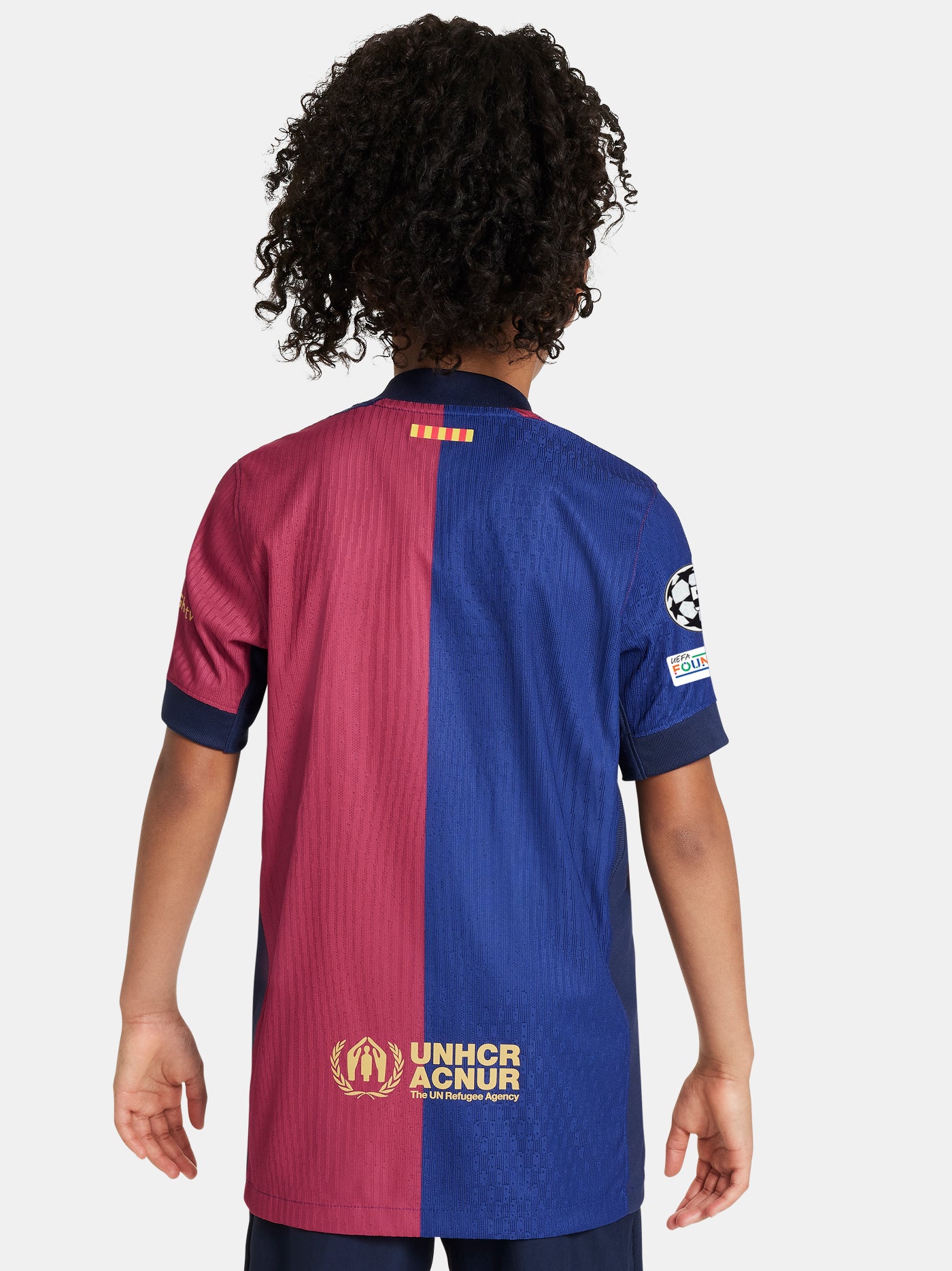 UCL Samarreta junior primer equipament 24/25 FC Barcelona - Dri-Fit ADV