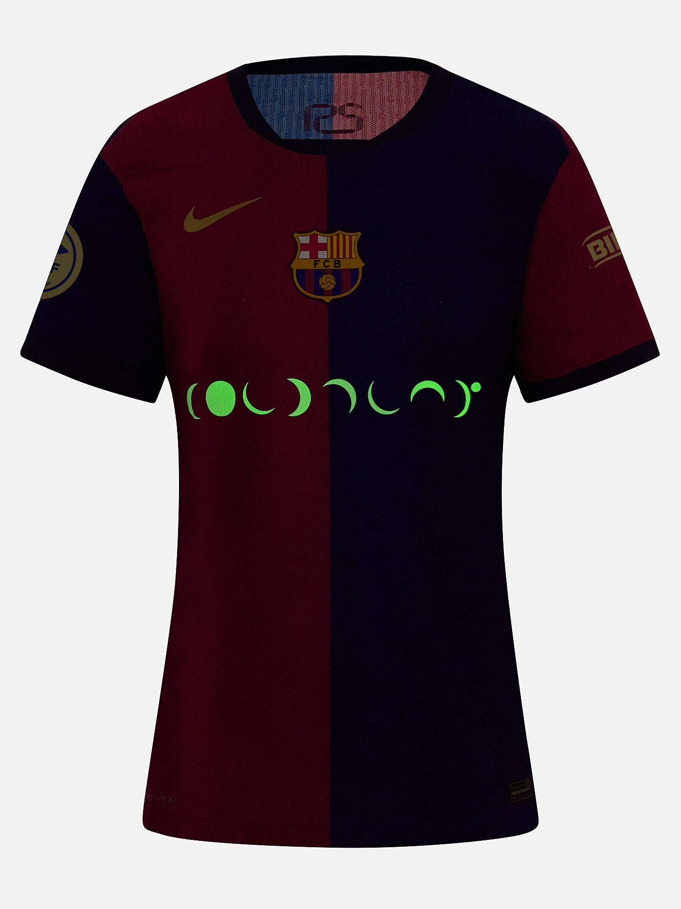 FIRMADA | Camiseta Edición Limitada FC BARCELONA X COLDPLAY para mujer firmada por el equipo titular que disputará el Clásico (26/10) y el equipo femenino titular del FC Barcelona – SD Eibar (02/11)