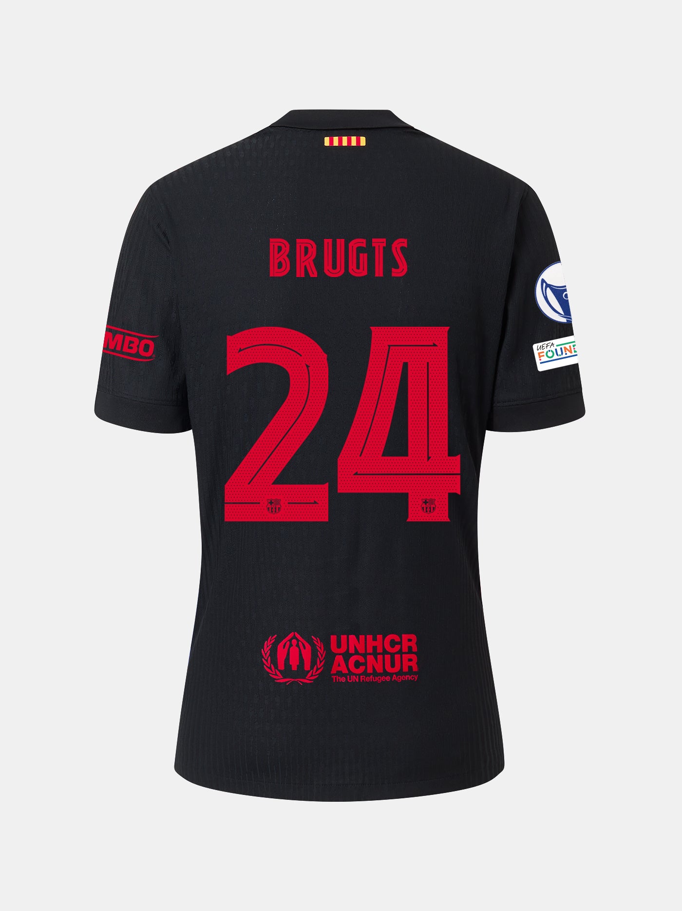 BRUGTS | UWCL Camiseta junior segunda equipación  24/25 FC Barcelona