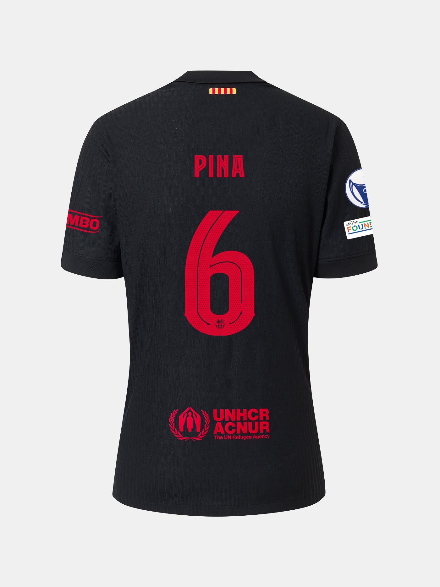 PINA | UWCL Camiseta junior segunda equipación  24/25 FC Barcelona