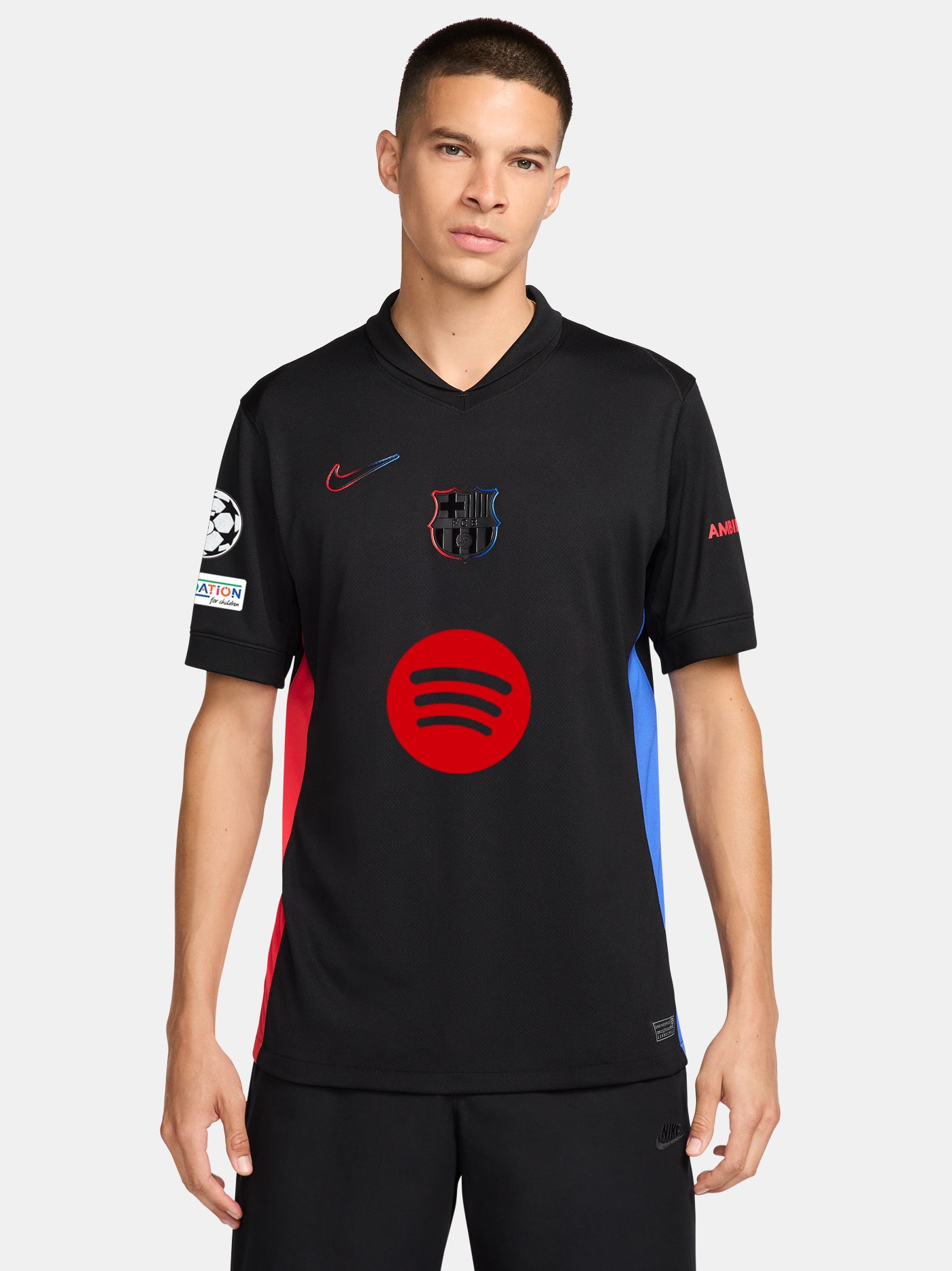 UCL Camiseta hombre segunda equipación  24/25 FC Barcelona