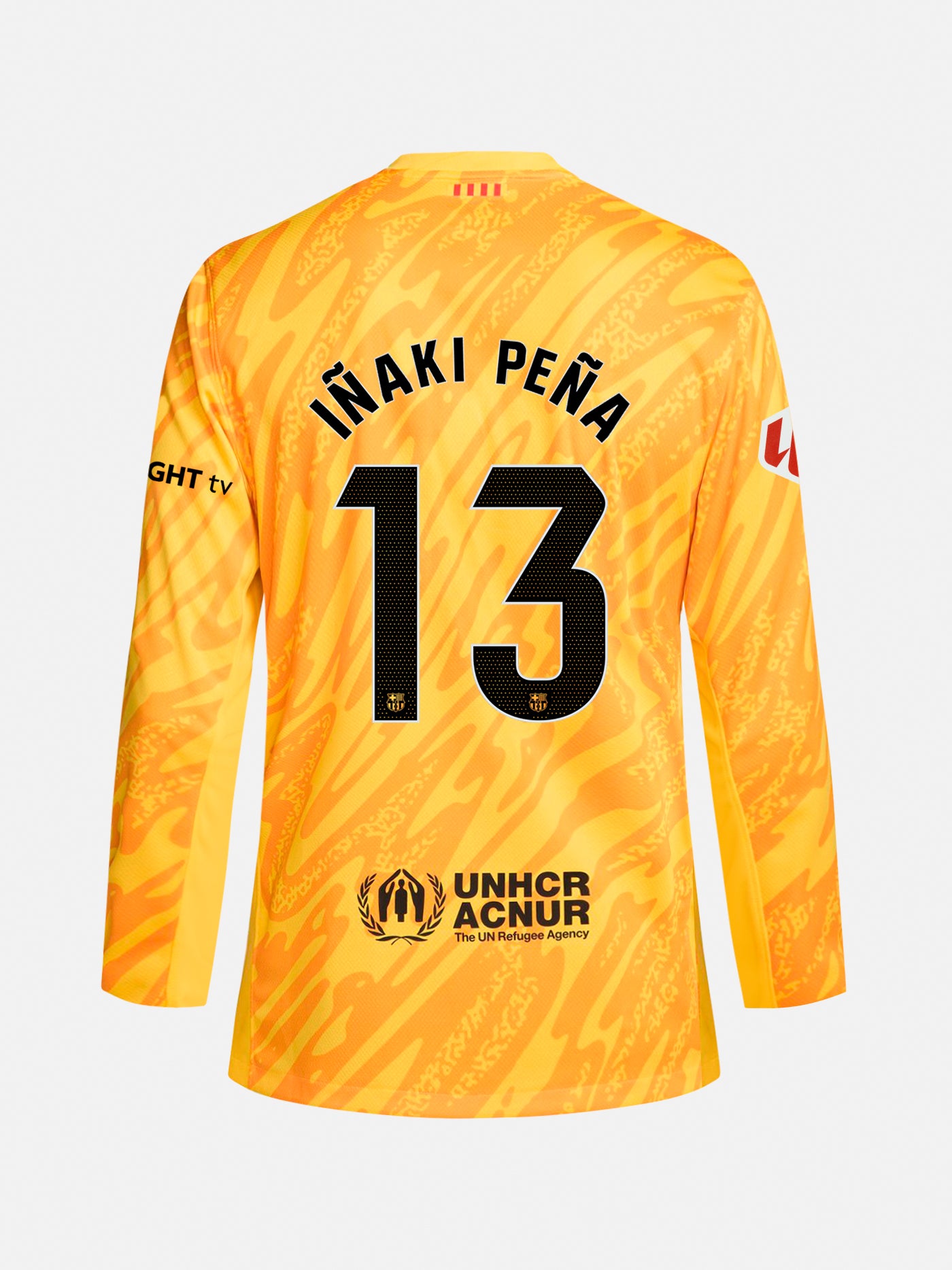 IÑAKI PEÑA | LA LIGA Camiseta hombre portero segunda equipacion 24/25 FC Barcelona