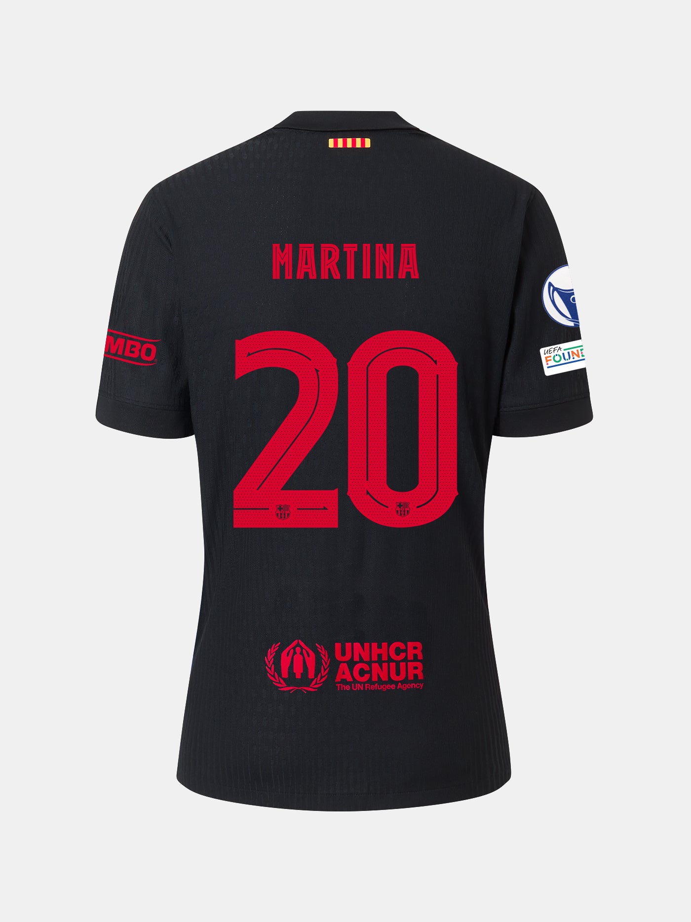 MARTINA | UWCL Camiseta hombre segunda equipación  24/25 FC Barcelona - Edición Jugador