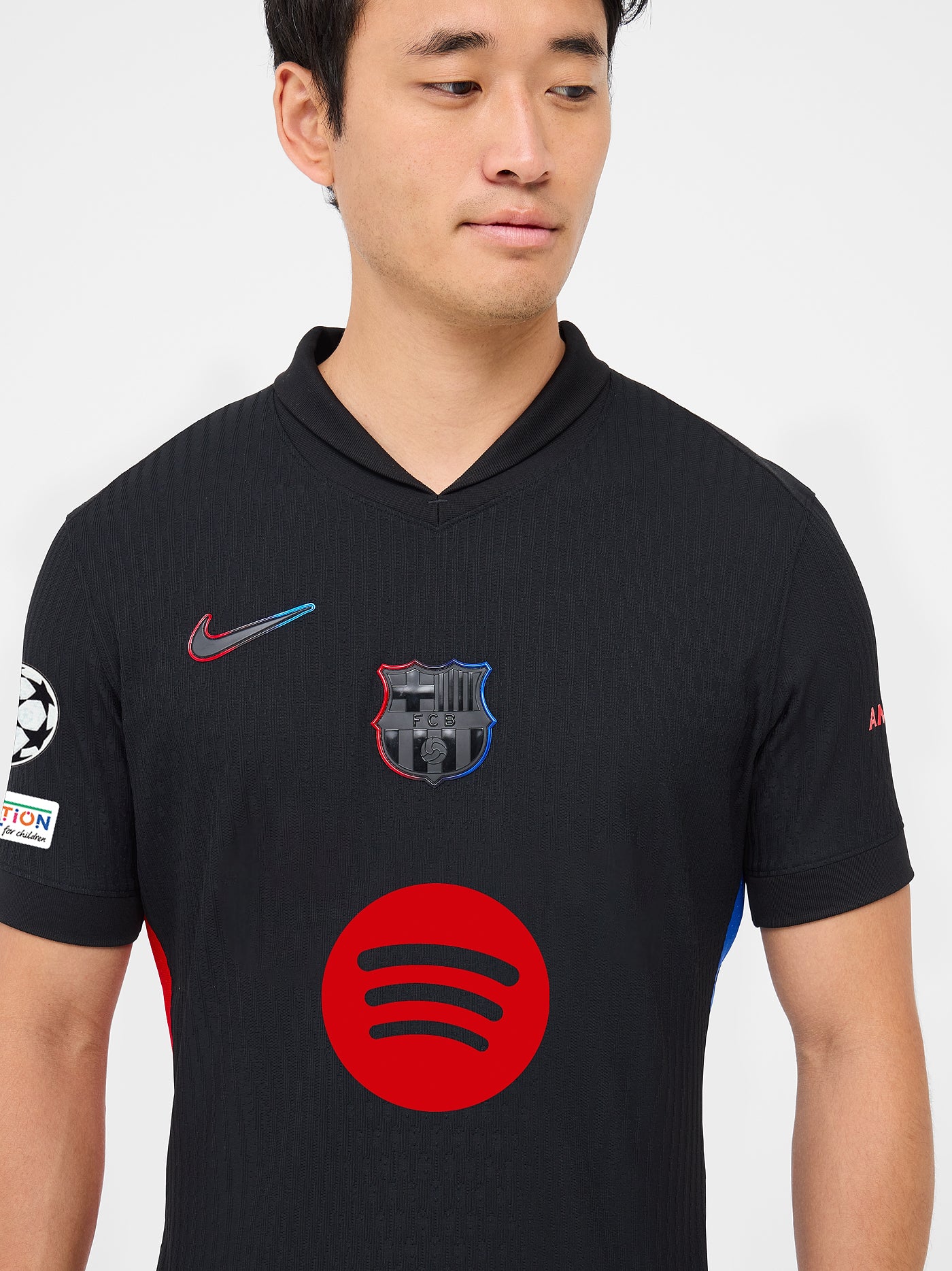 UCL Maillot homme extérieur 24/25 FC Barcelone - Édition Joueur