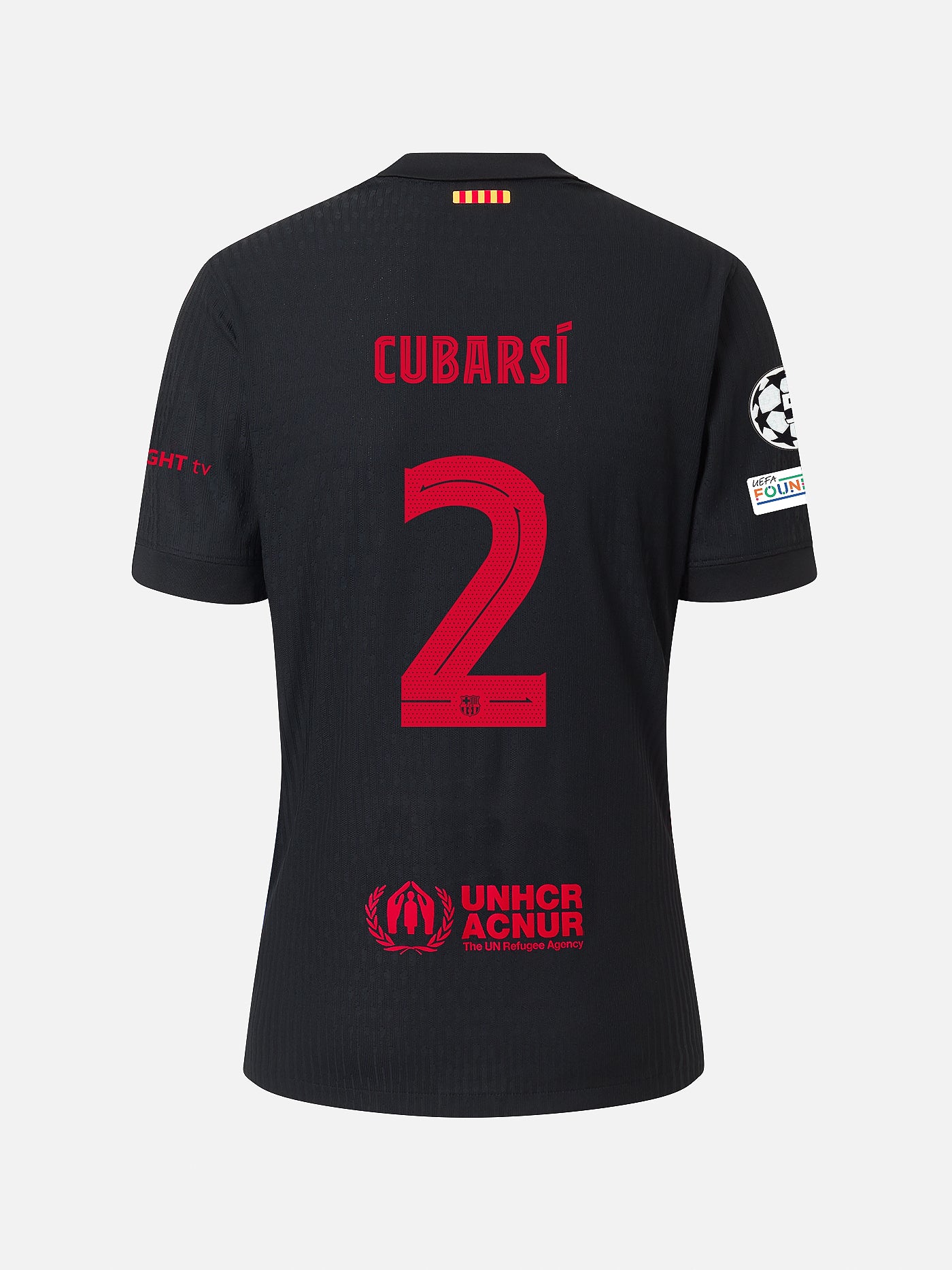 CUBARSÍ | UCL Camiseta hombre segunda equipación  24/25 FC Barcelona - Edición Jugador