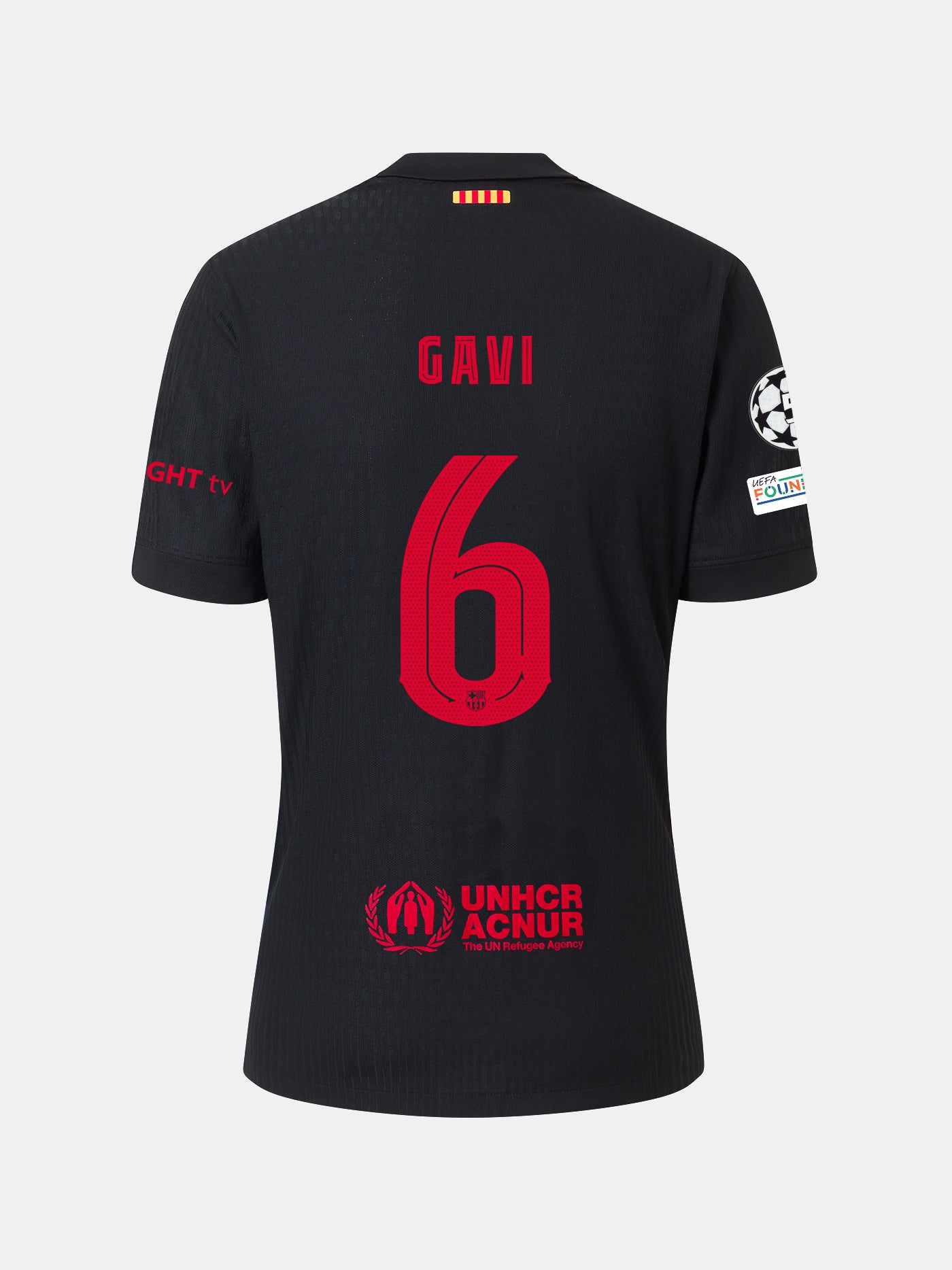 GAVI | UCL Camiseta hombre segunda equipación  24/25 FC Barcelona - Edición Jugador