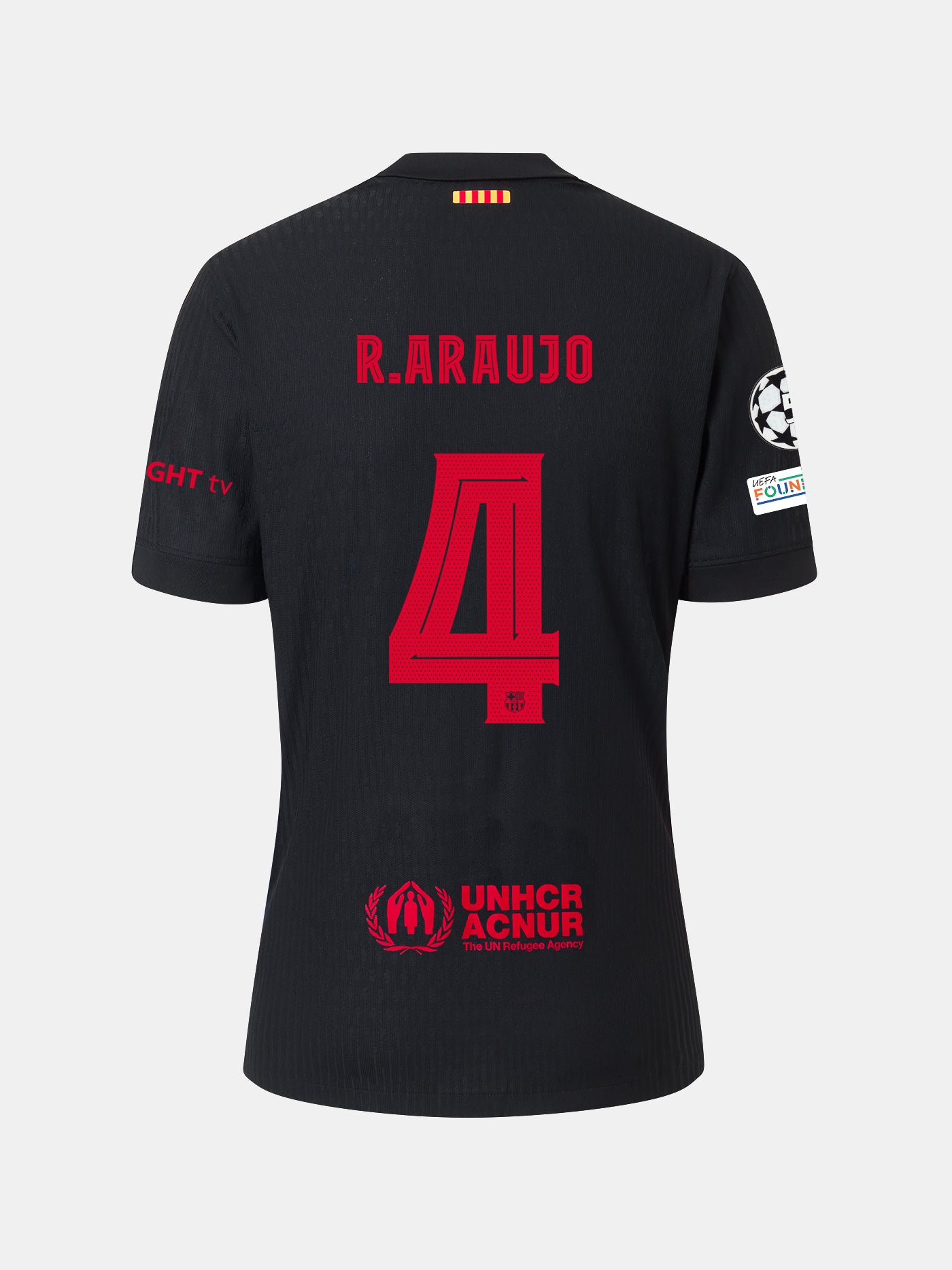 R. ARAUJO | UCL Camiseta hombre segunda equipación  24/25 FC Barcelona - Edición Jugador