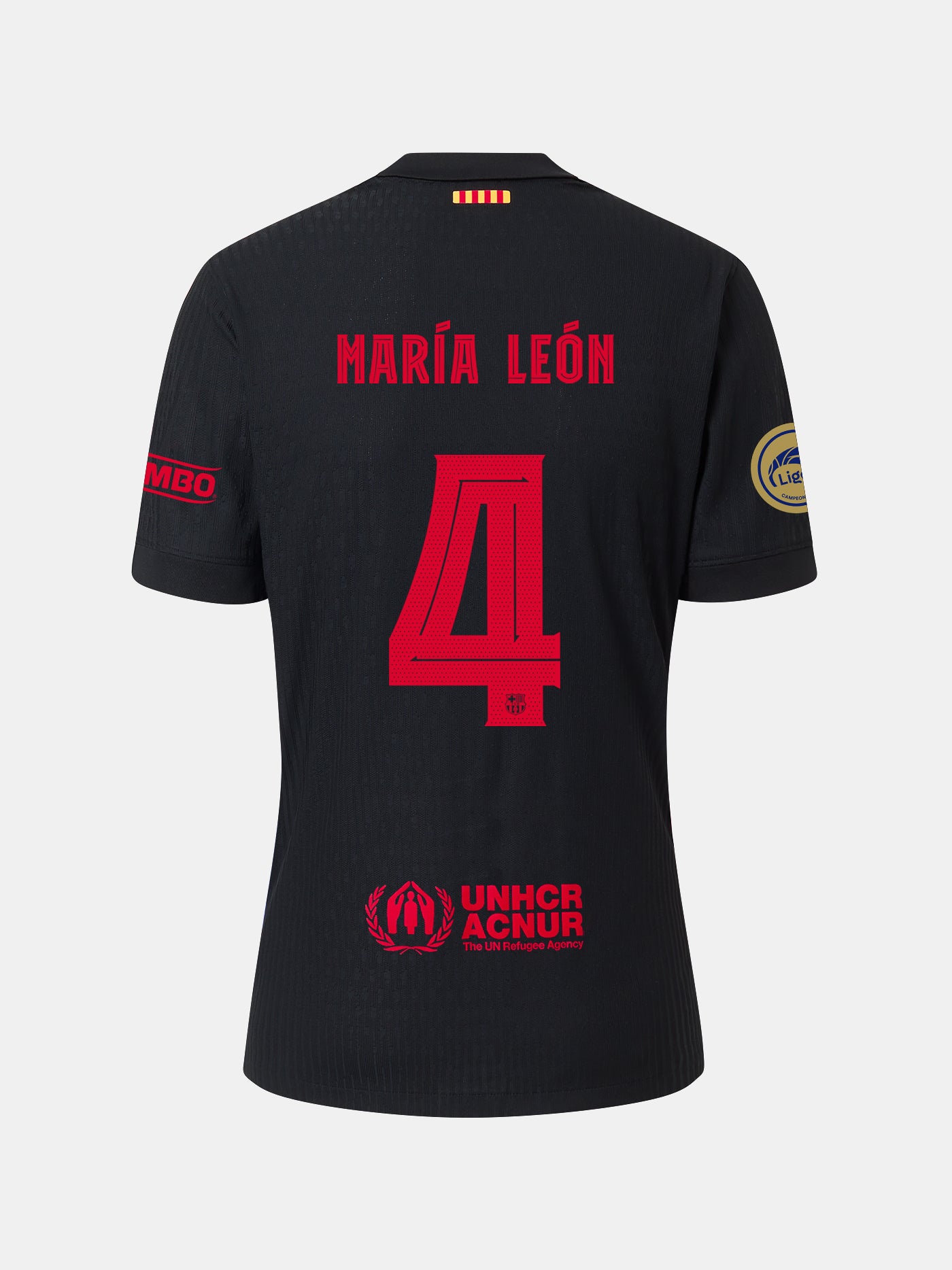 MARÍA LEÓN  | LIGA F Camiseta hombre segunda equipación  24/25 FC Barcelona - Edición Jugador