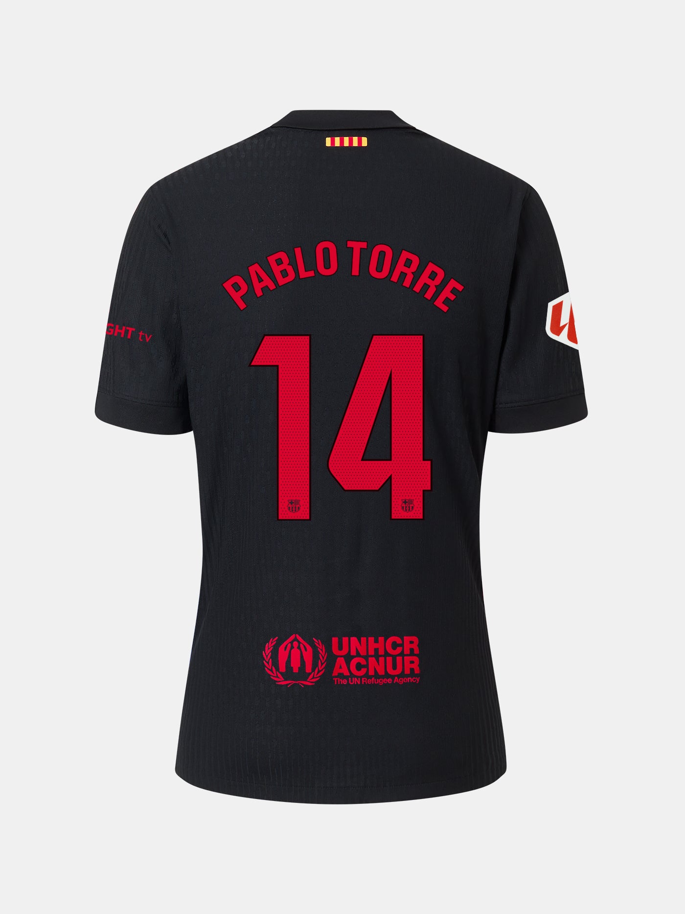 PABLO TORRE | LA LIGA Camiseta hombre segunda equipación  24/25 FC Barcelona - Edición Jugador