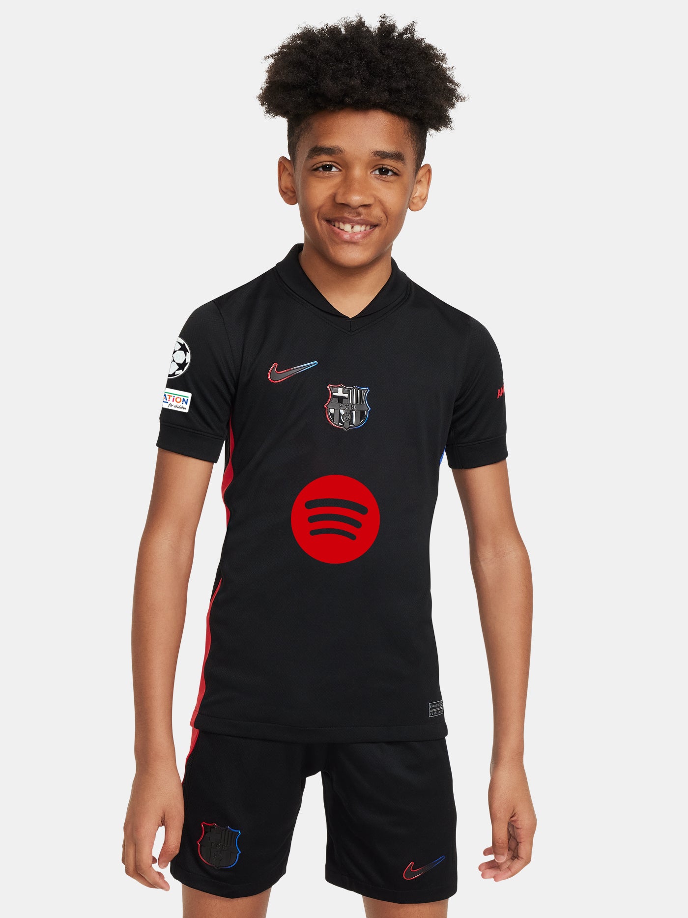 UCL Maillot junior extérieur 24/25 FC Barcelone