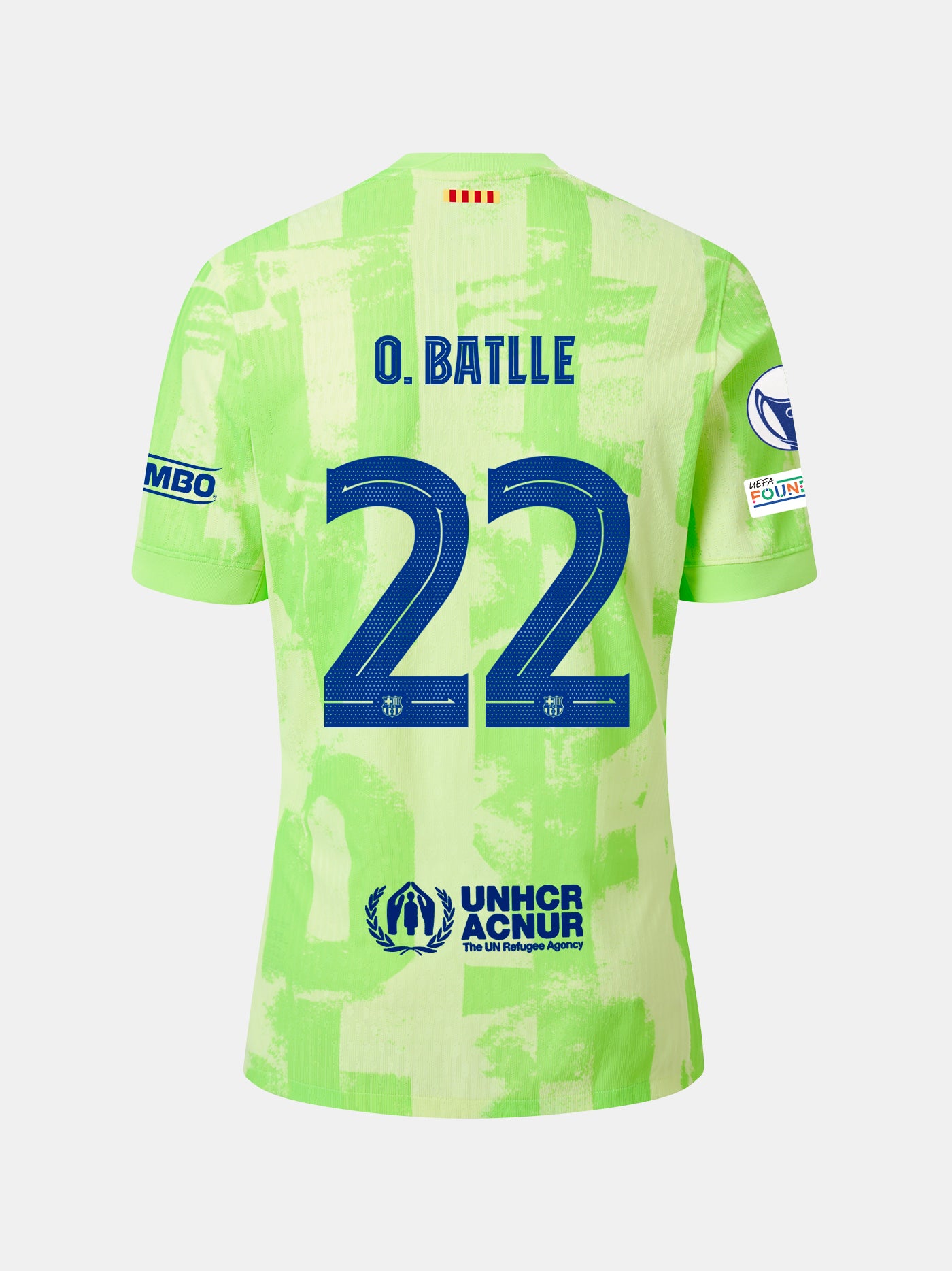 O. BATLLE | UWCL Maillot homme extérieur 24/25 FC Barcelone - Édition Joueur