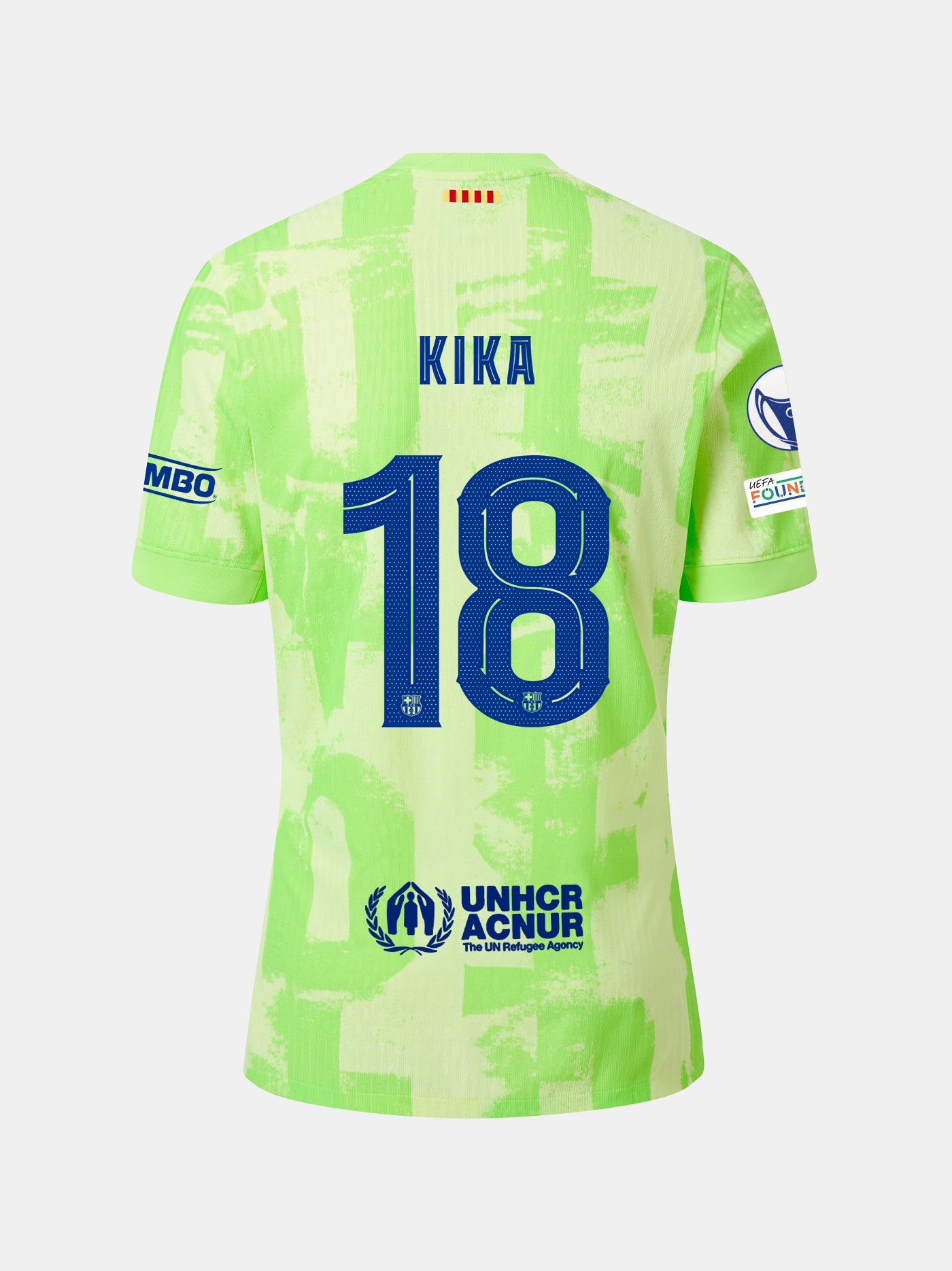 KIKA | UWCL Camiseta hombre tercera equipación  24/25 FC Barcelona - Edición Jugador