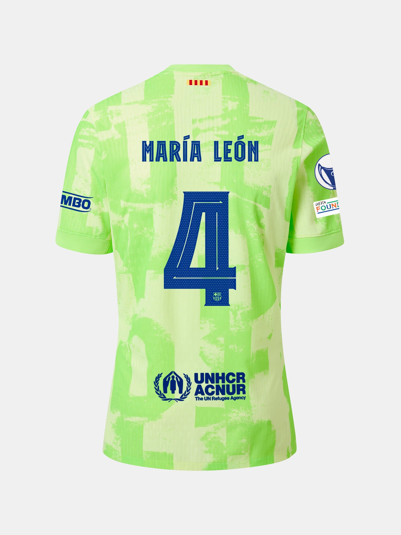 MARÍA LEÓN  | UWCL Maillot homme extérieur 24/25 FC Barcelone - Édition Joueur