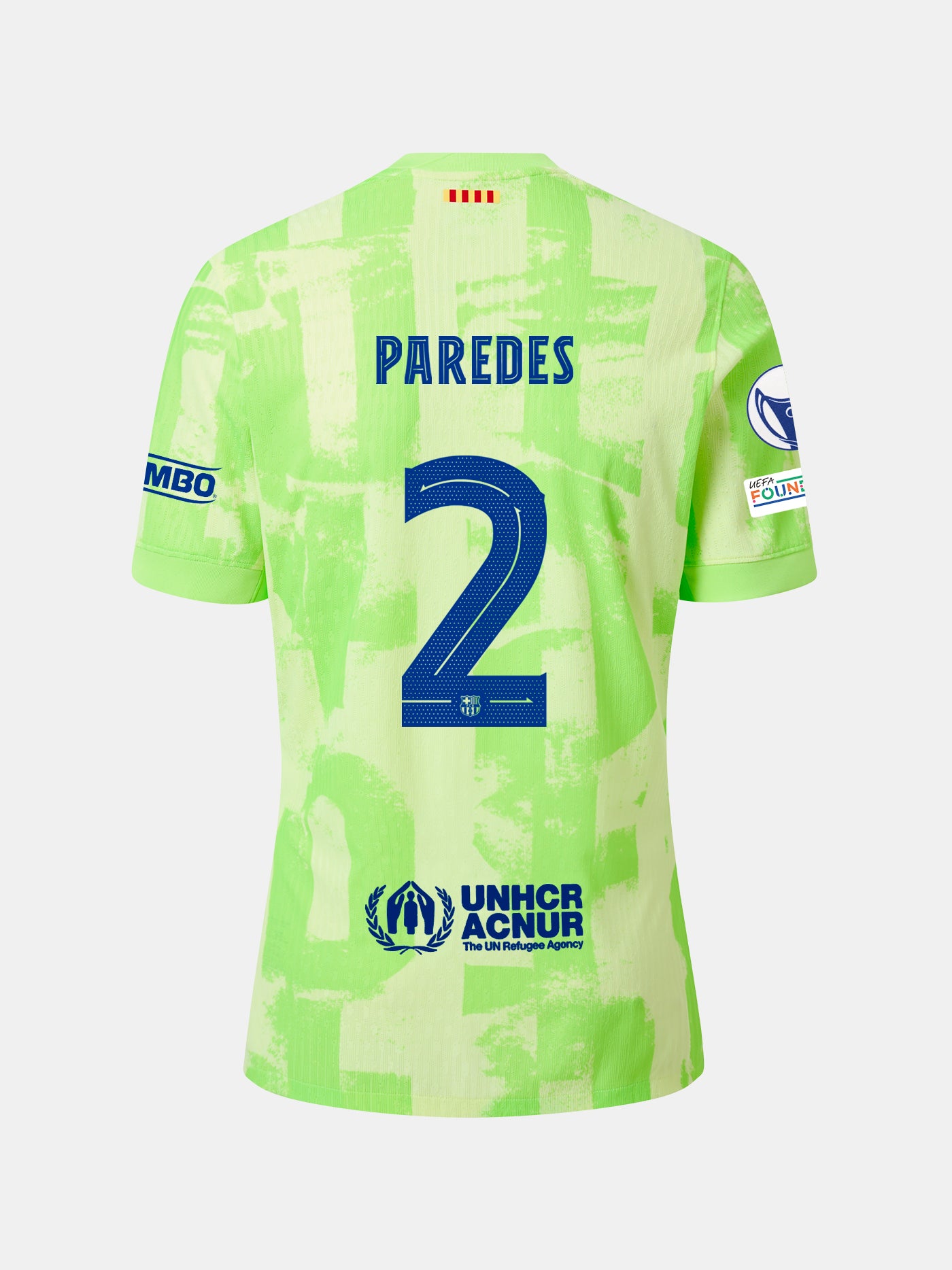 PAREDES | UWCL Maillot homme extérieur 24/25 FC Barcelone - Édition Joueur