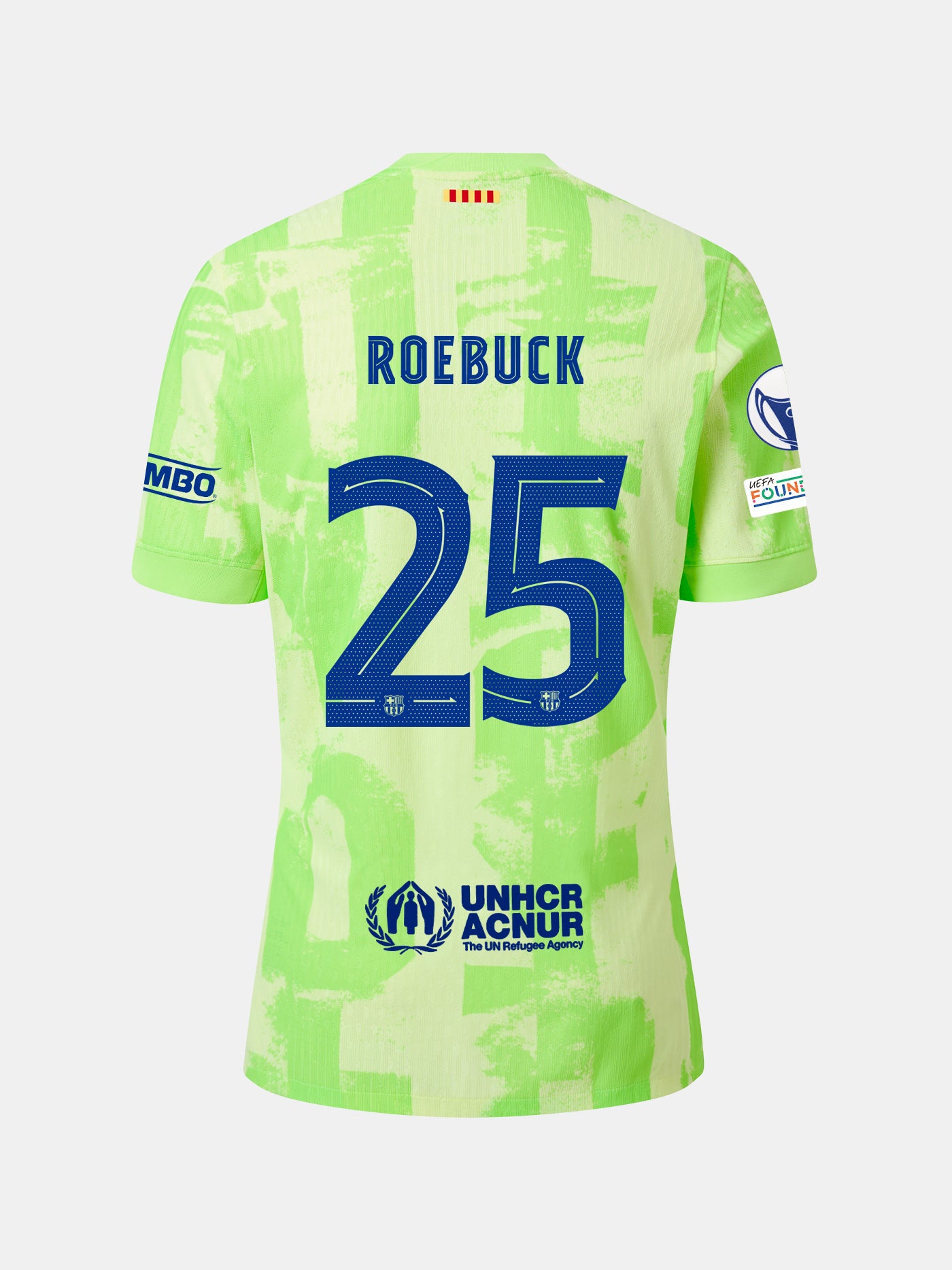 ROEBUCK | UWCL Camiseta hombre tercera equipación  24/25 FC Barcelona - Edición Jugador