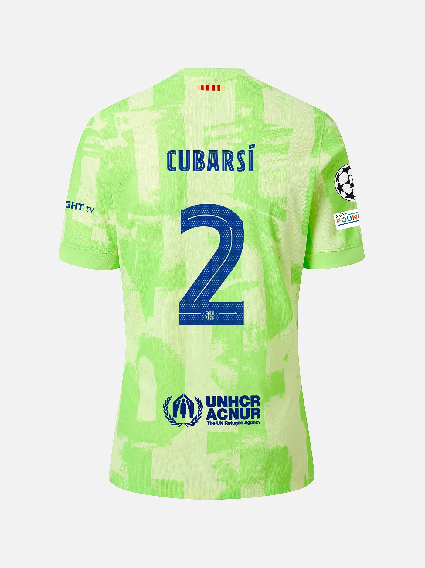 CUBARSÍ | UCL Camiseta hombre tercera equipación  24/25 FC Barcelona - Edición Jugador