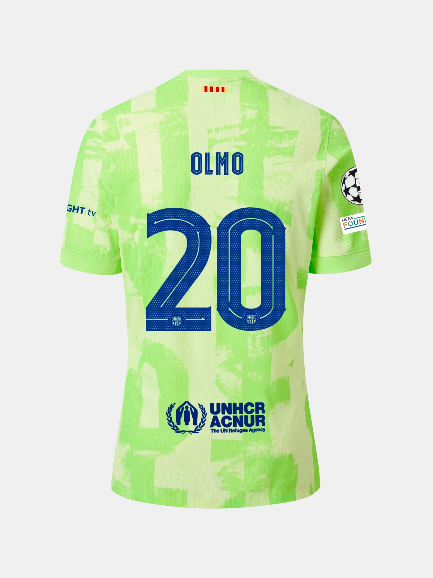 OLMO | UCL Camiseta hombre tercera equipación  24/25 FC Barcelona - Edición Jugador