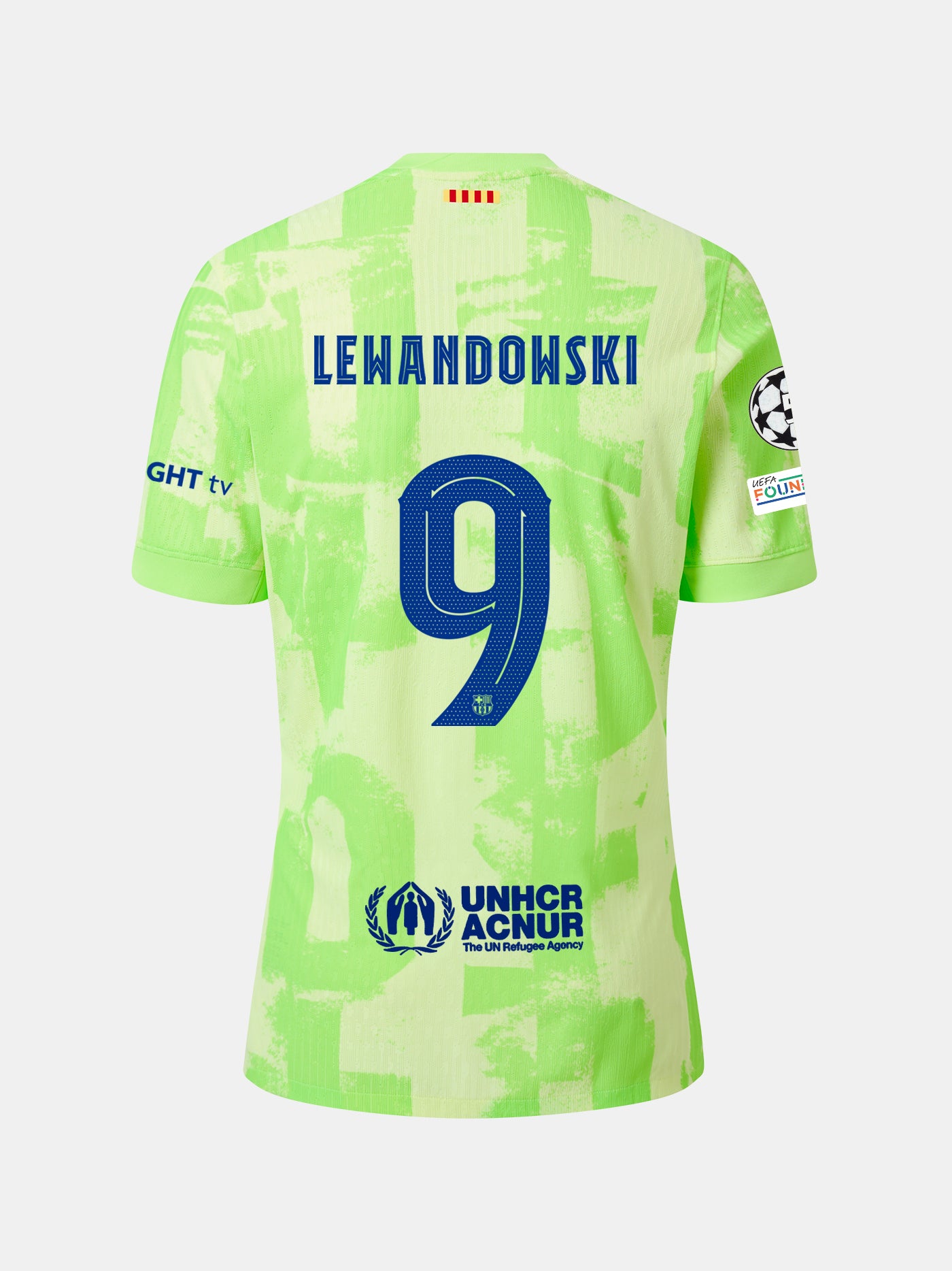 LEWANDOWSKI | UCL Camiseta hombre tercera equipación  24/25 FC Barcelona - Edición Jugador