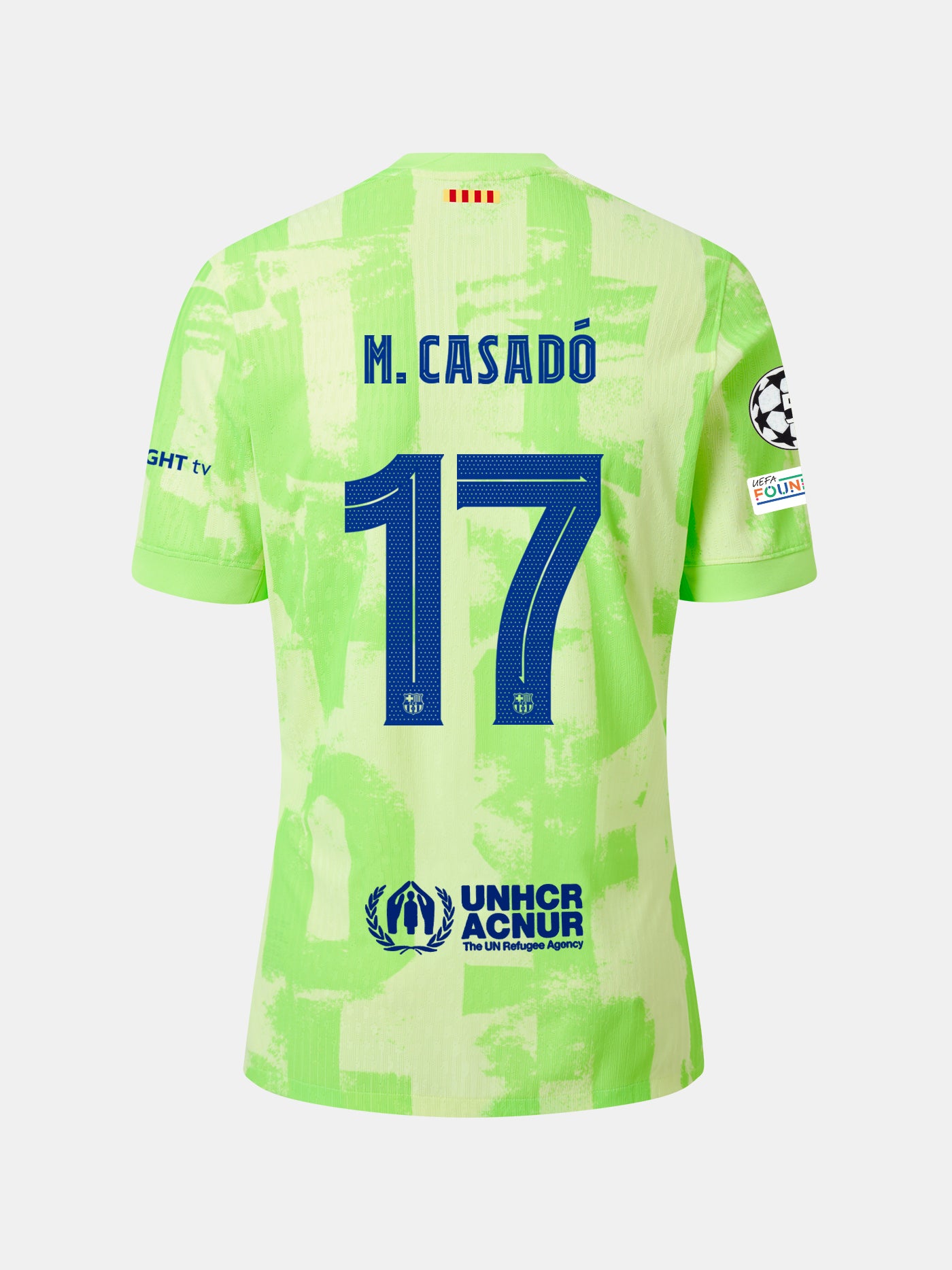 M. CASADÓ | UCL Maillot homme extérieur 24/25 FC Barcelone - Édition Joueur