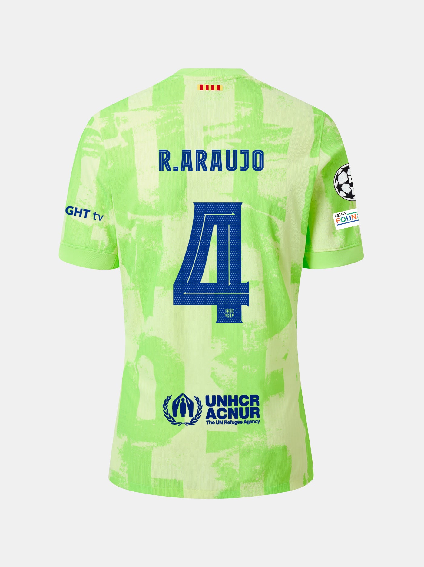 R. ARAUJO | UCL Men's third jersey 24/25 FC Barcelona - Player's Edition