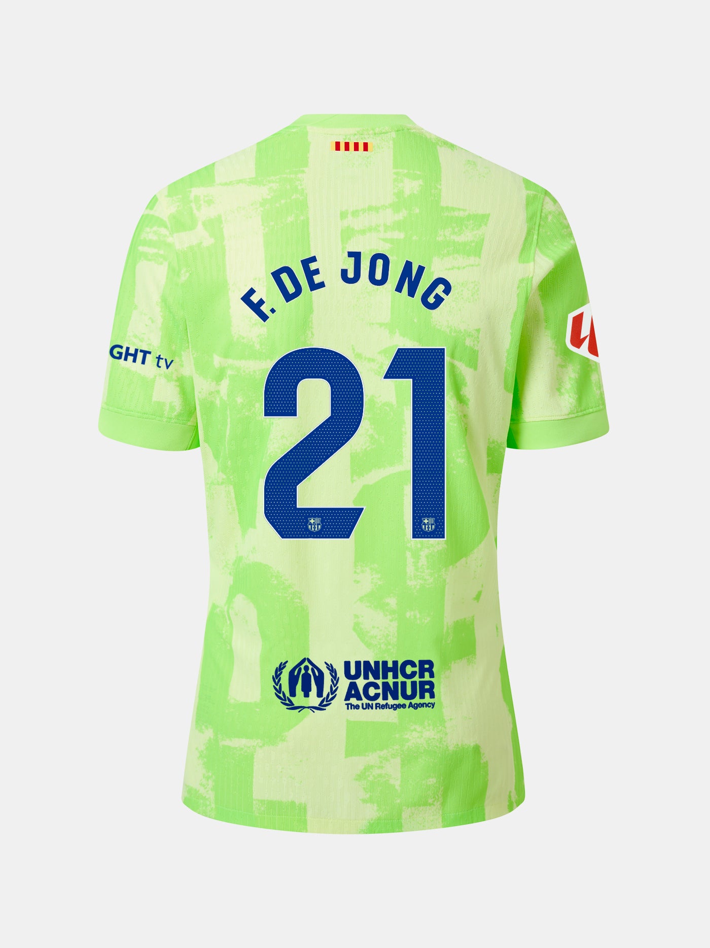 F. DE JONG | LA LIGA Maillot junior extérieur 24/25 FC Barcelone - Édition Joueur