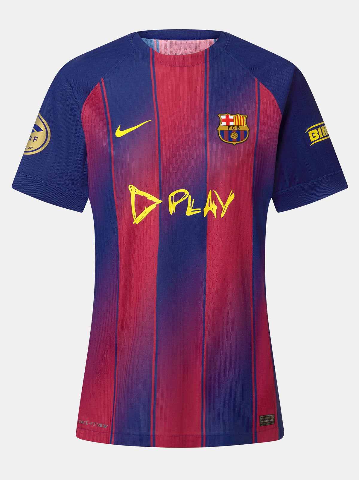 SIGNED|Limited Edition FC BARCELONA x ED SHEERAN 25/26 women's home jersey signed by the starting line-ups of the men's El Clásico match (26/10) and the women's match vs. GRANADA (19/10)
