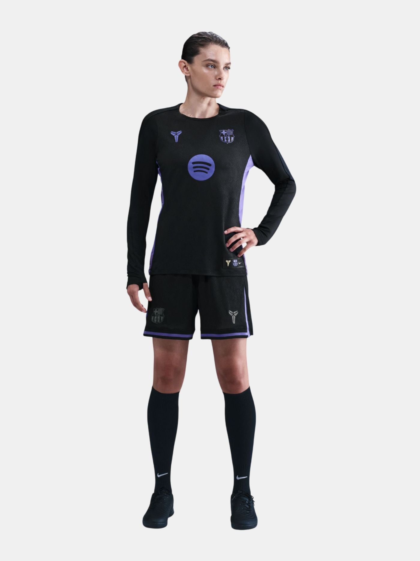 Femme Sweat pré-match extérieur FC Barcelone x Kobe Bryant 25/26 – Manches longues