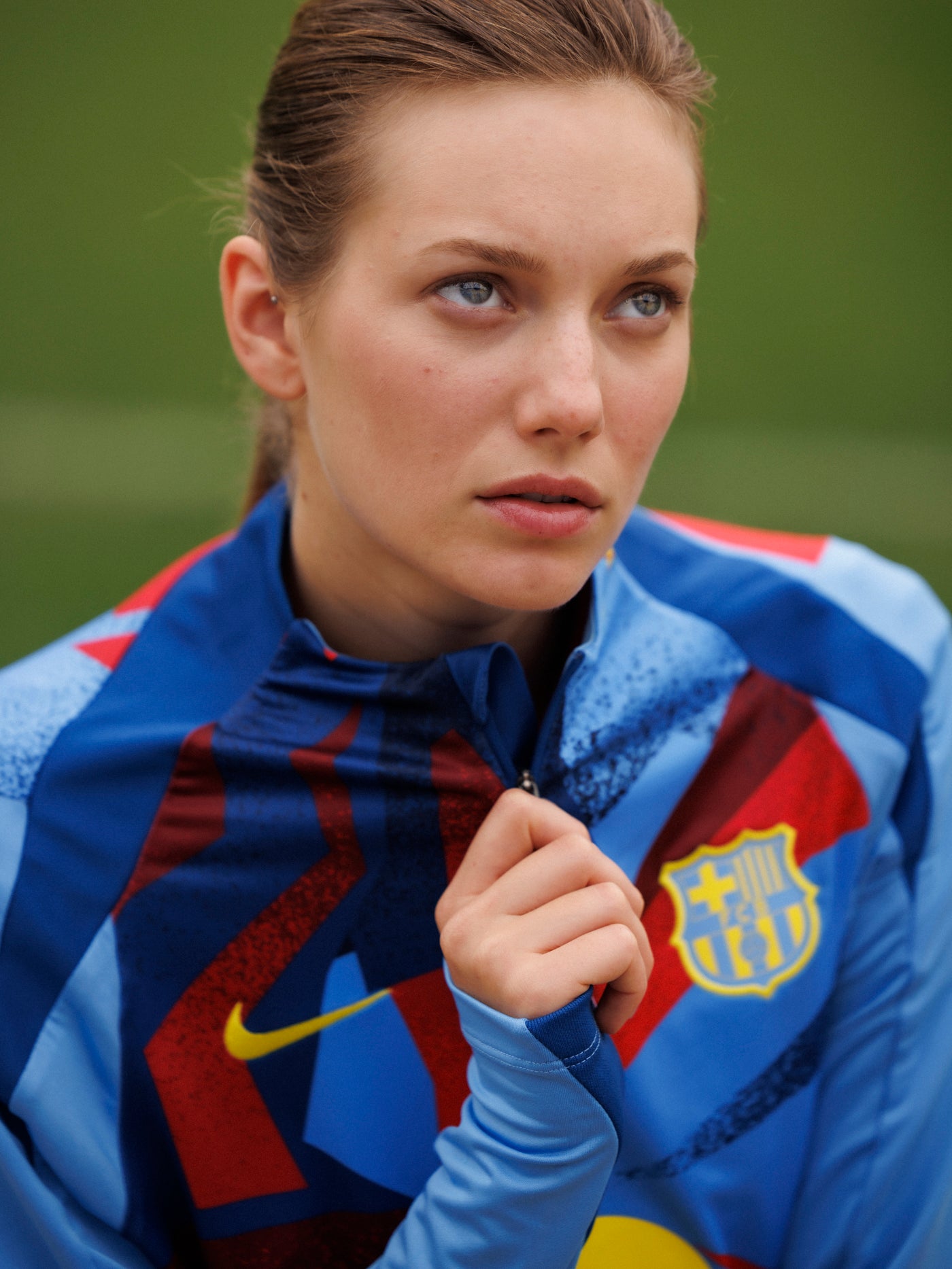 Sudadera de Mujer pre-partido cuarta equipación FC Barcelona 25/26