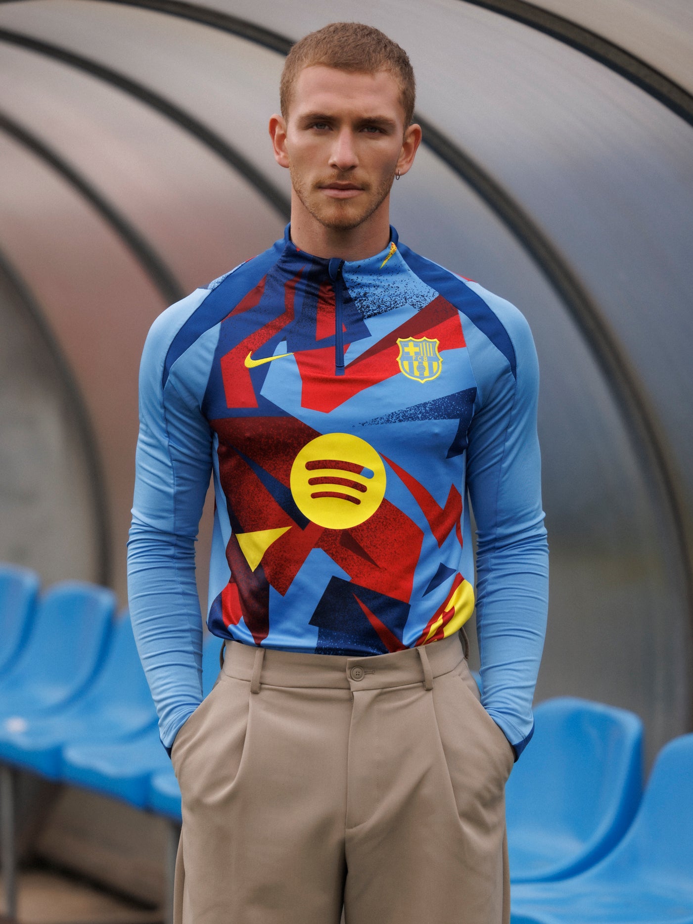 Sweatshirt prématch quatrième tenue FC Barcelone 25/26