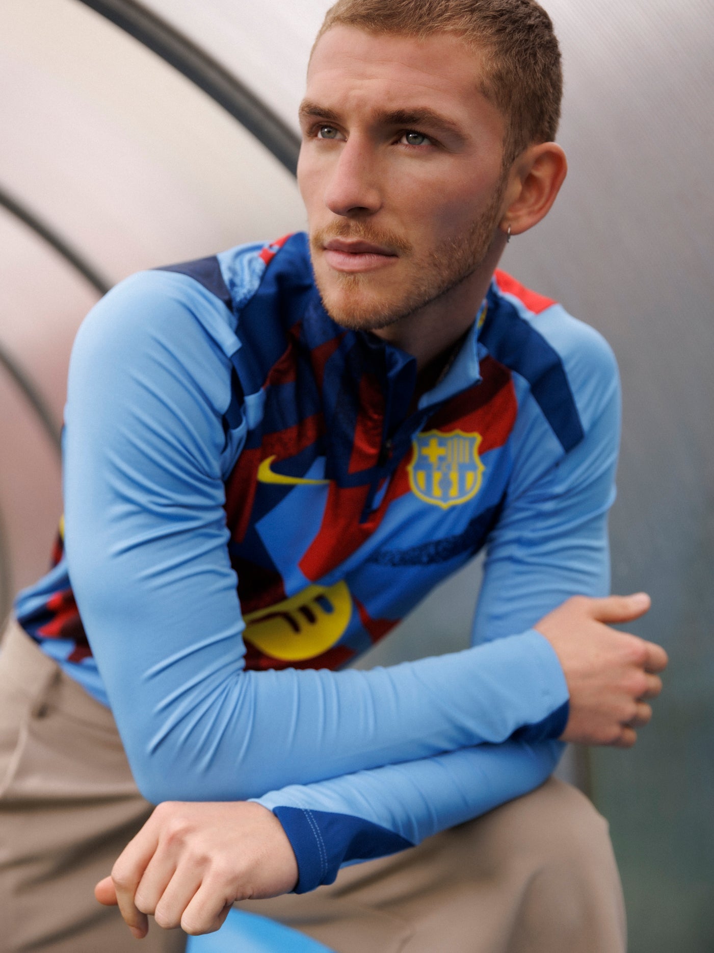 Sweatshirt prématch quatrième tenue FC Barcelone 25/26
