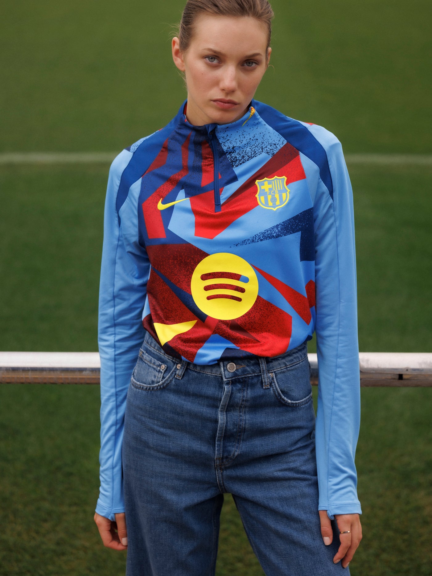 Sudadera de Mujer pre-partido cuarta equipación FC Barcelona 25/26