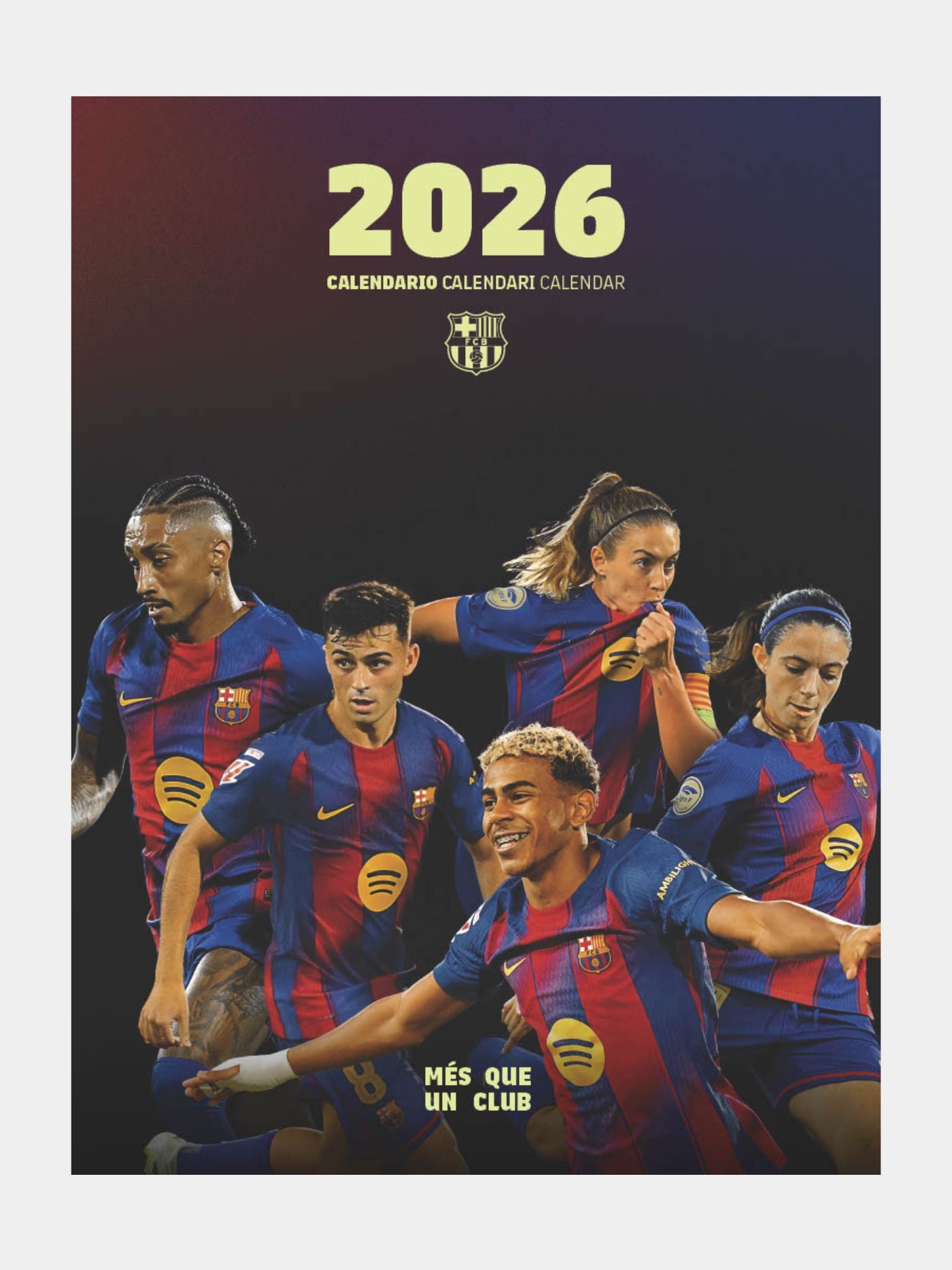 FCバルセロナ 壁掛けカレンダー 2026 – Barça Official Store