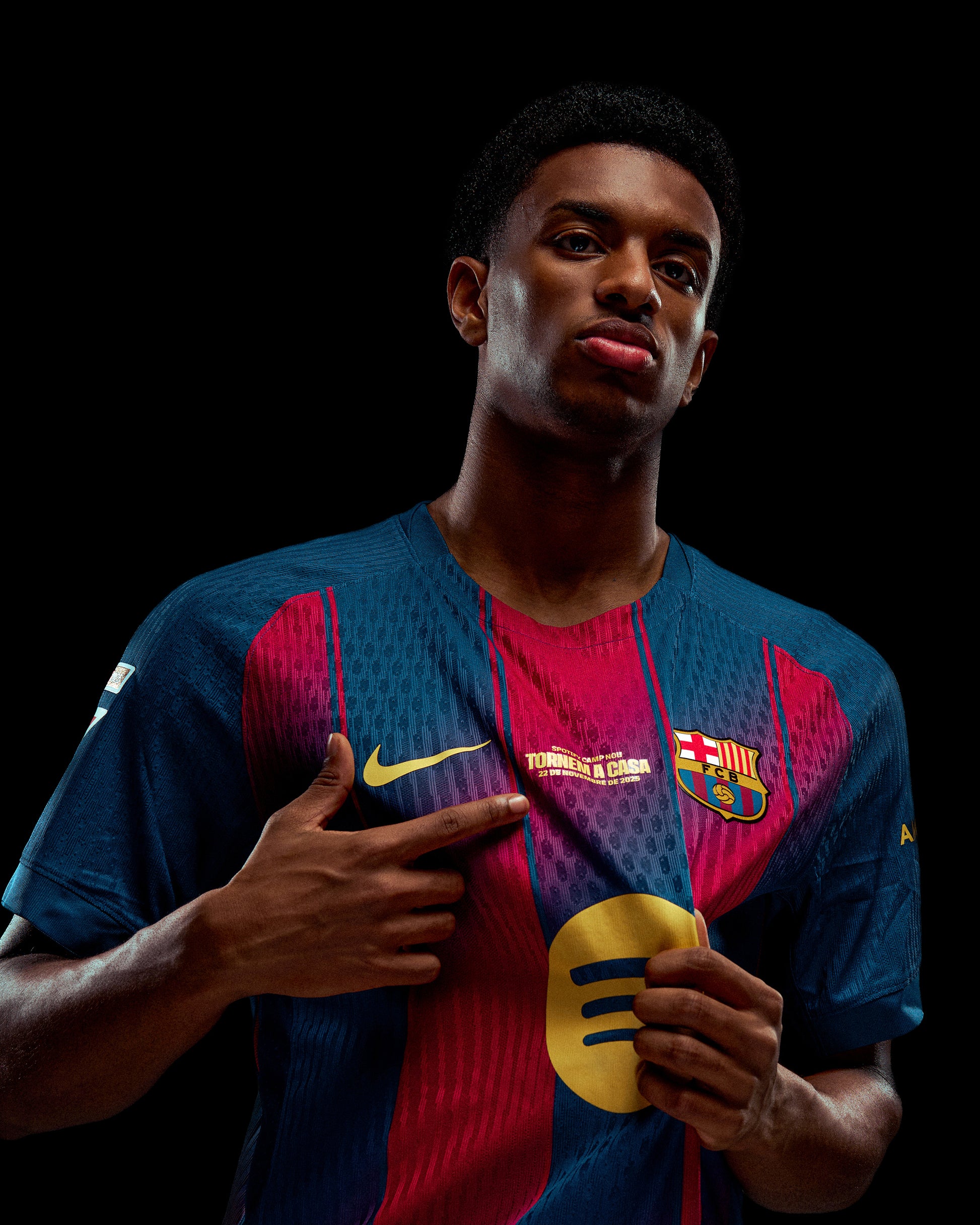 BACKHOME Men's home jersey 25/26 FC Barcelona - Player's Edition