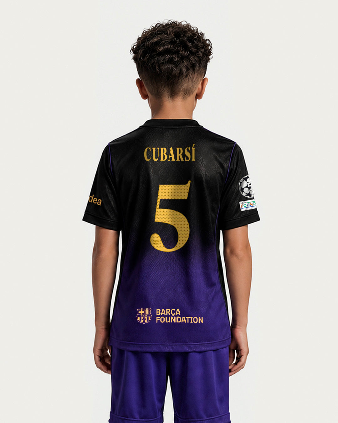 CUBARSÍ | UCL Camiseta junior segunda equipación 26/27 FC Barcelona x Kobe Bryant