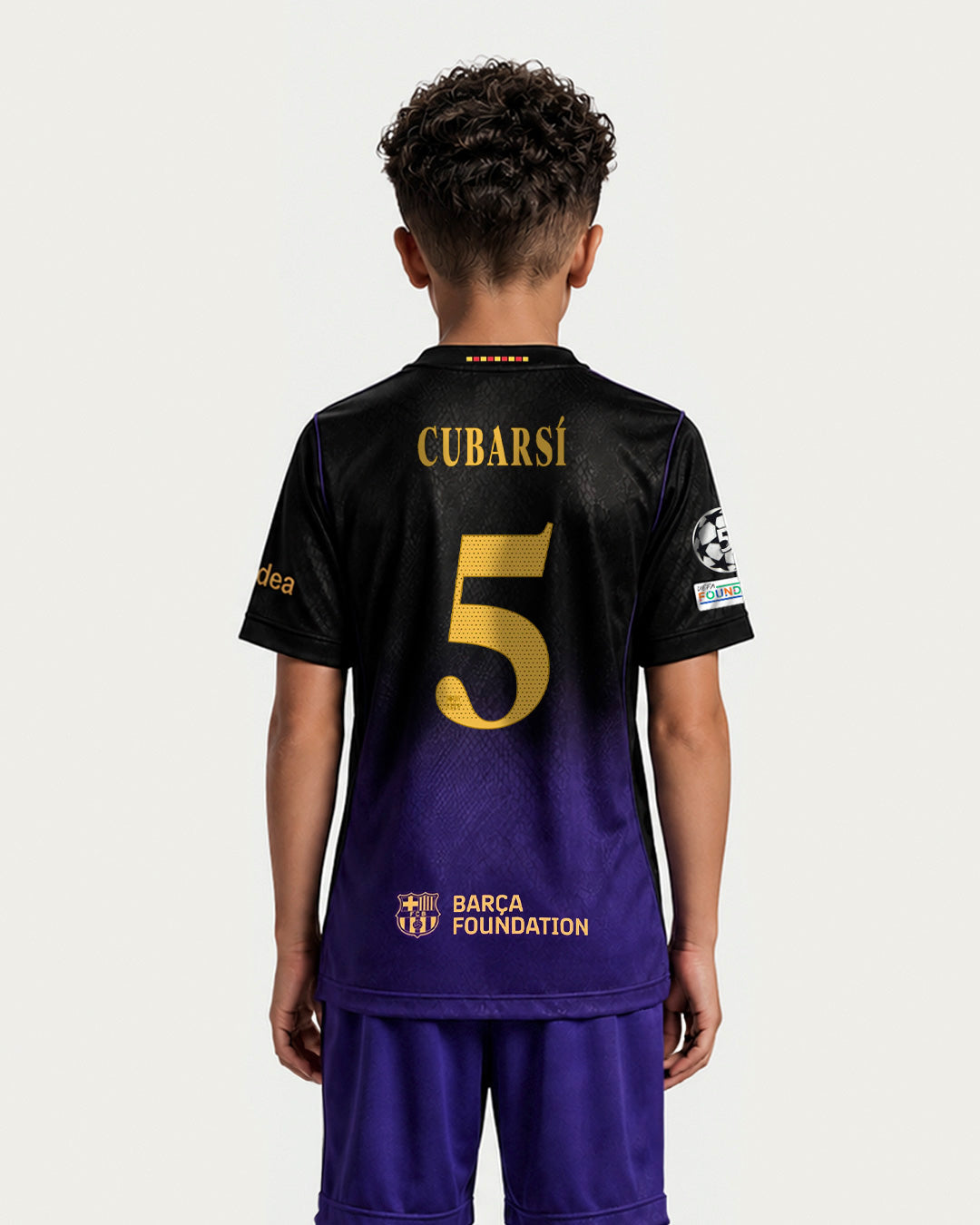 CUBARSÍ | UCL Camiseta junior segunda equipación 26/27 FC Barcelona x Kobe Bryant