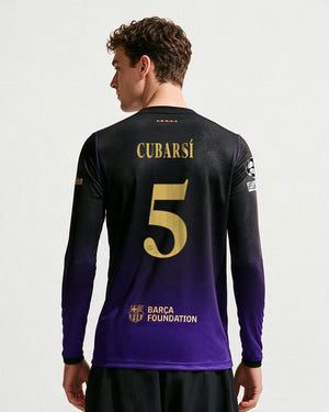 CUBARSÍ | UCL Camiseta hombre segunda equipación FC Barcelona x Kobe Bryant 26/27 - Long Sleeve