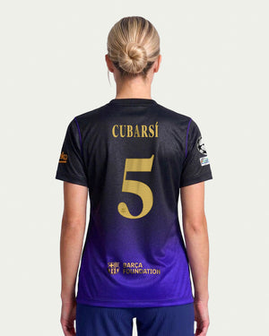 CUBARSÍ | UCL Camiseta mujer segunda equipación 26/27 FC Barcelona x Kobe Bryant