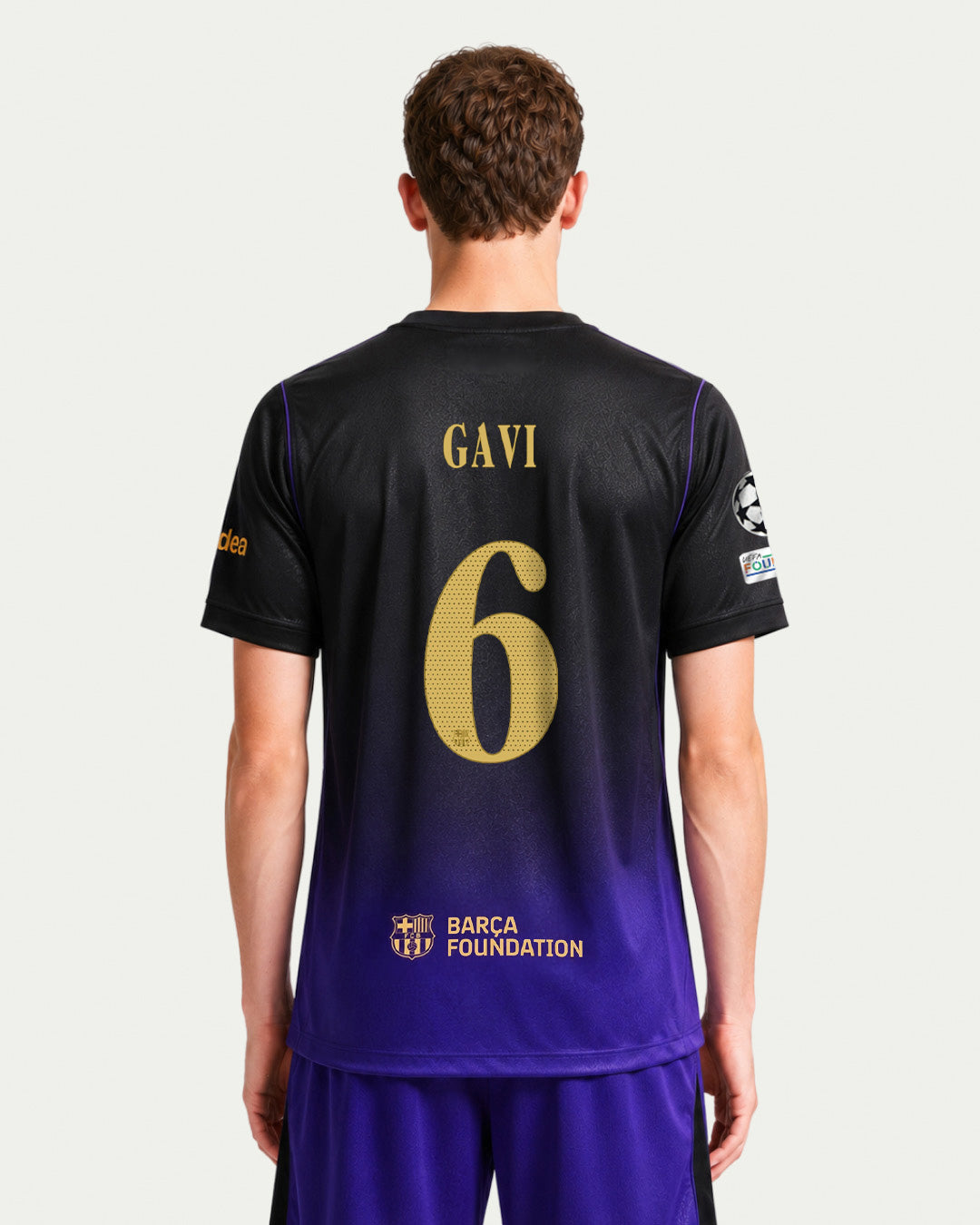 GAVI | UCL Camiseta hombre segunda equipación 26/27 FC Barcelona x Kobe Bryant