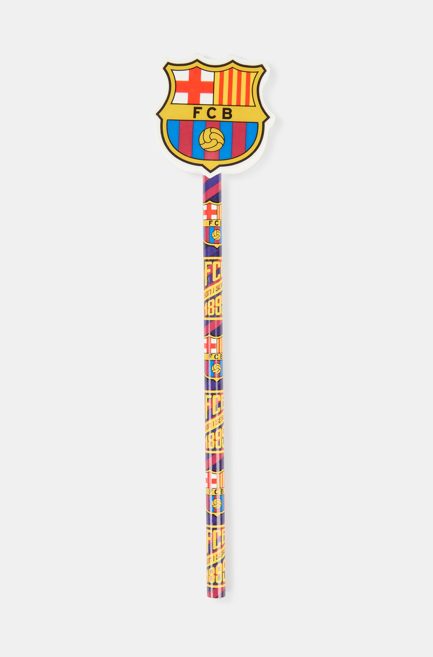 FC Barcelona Bleistift mit verziertem Radiergummiaufsatz